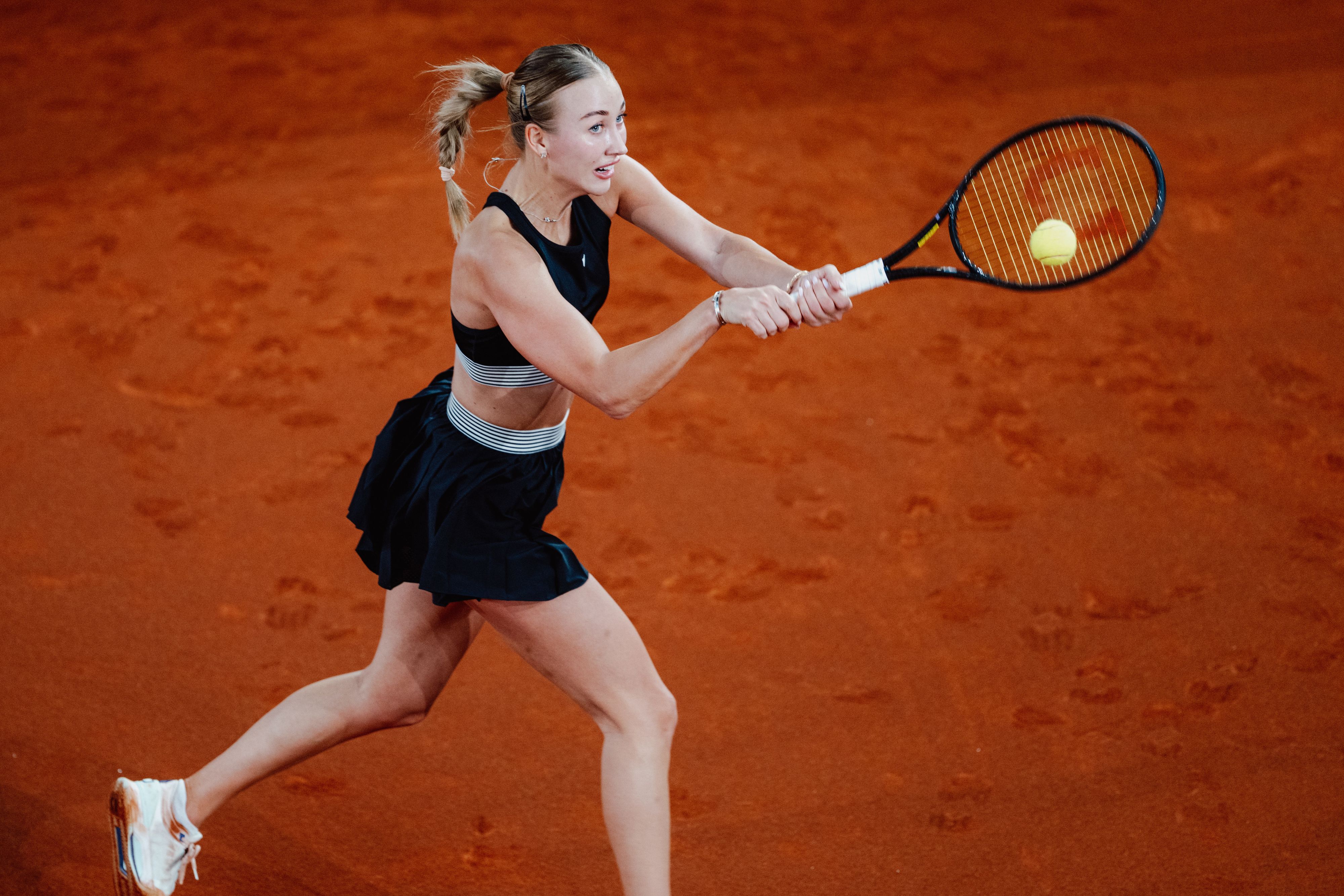 Die Russin Anastasia Potapova setzte sich klar im Linz-Achtelfinale durch. 