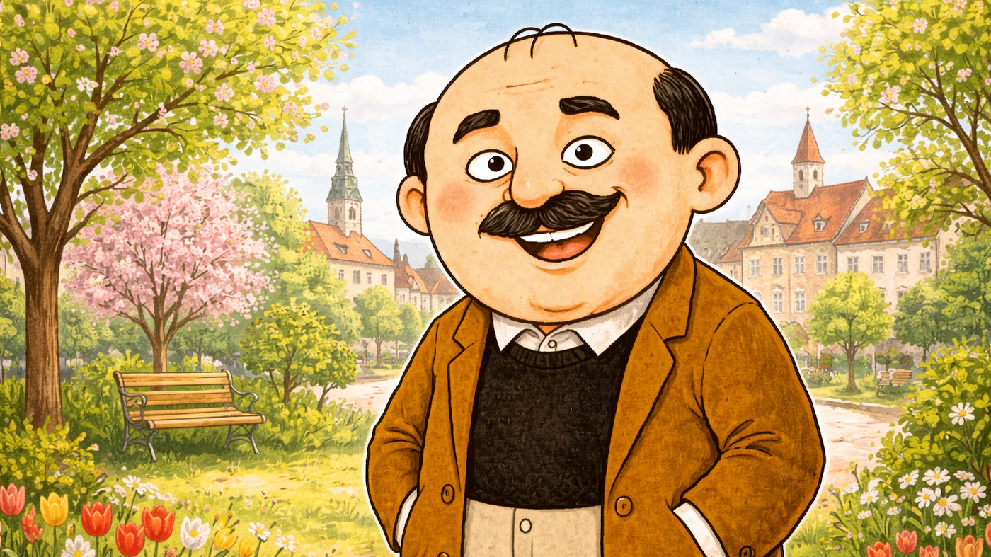 Wie gibt's denn das? Herlicek LÄCHELT!