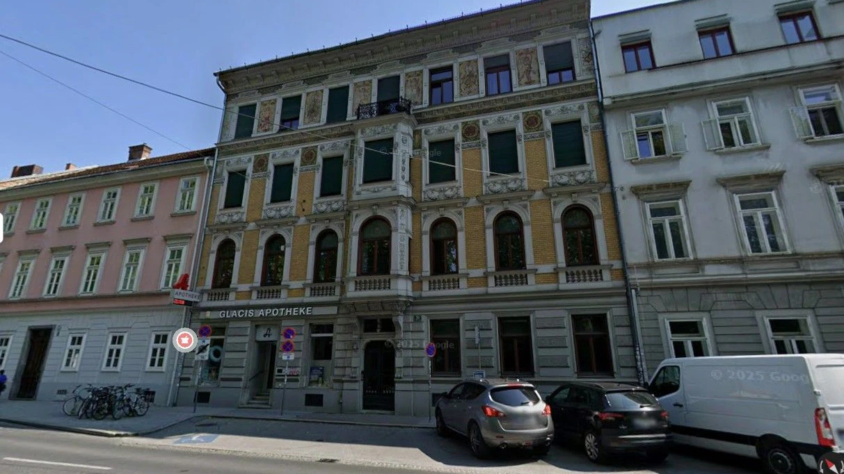 Firmensitz der Unternehmensgruppe in der Glacisstraße in Graz.