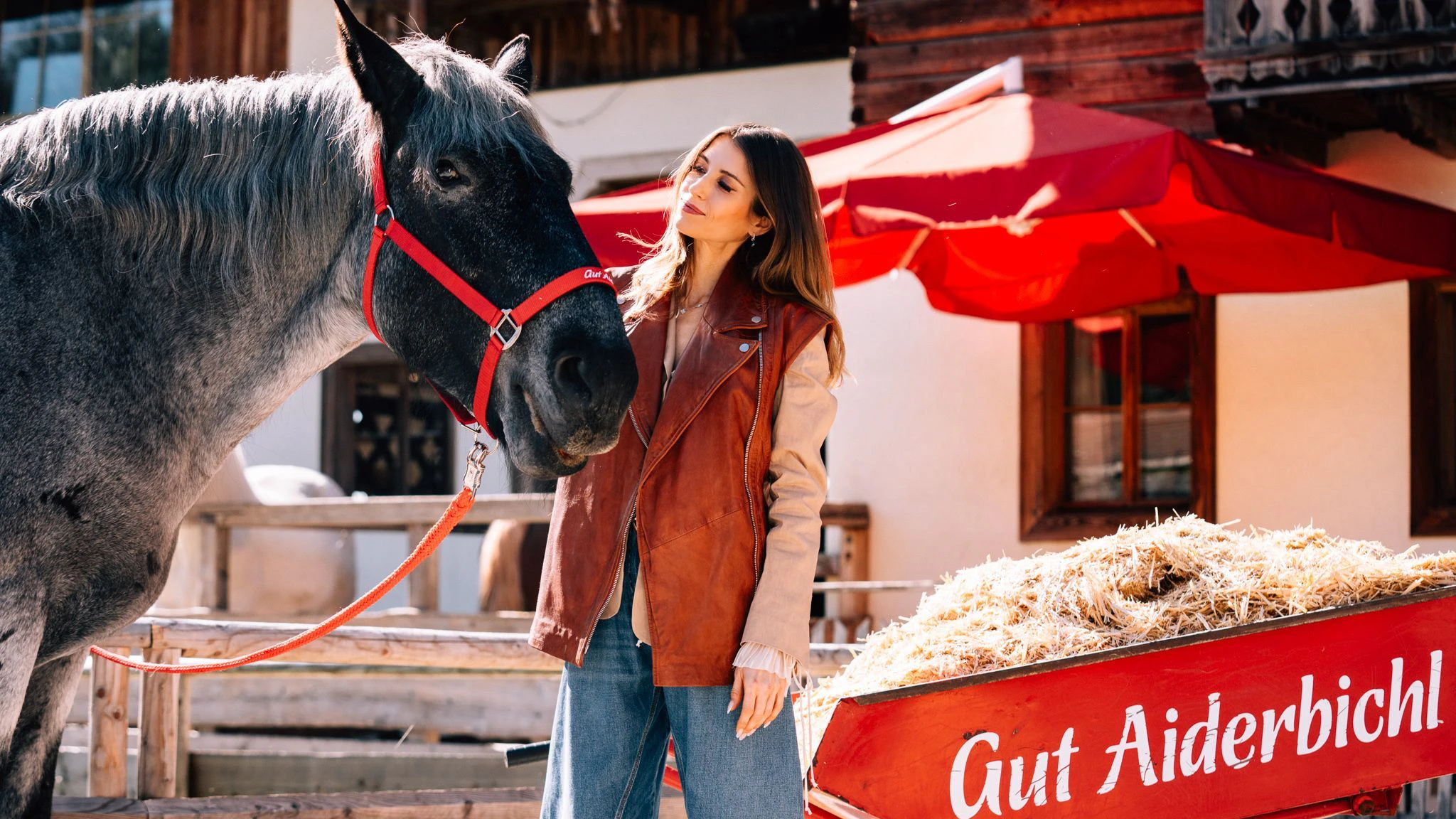 Cathy Hummels mit ihrer "Kathi"