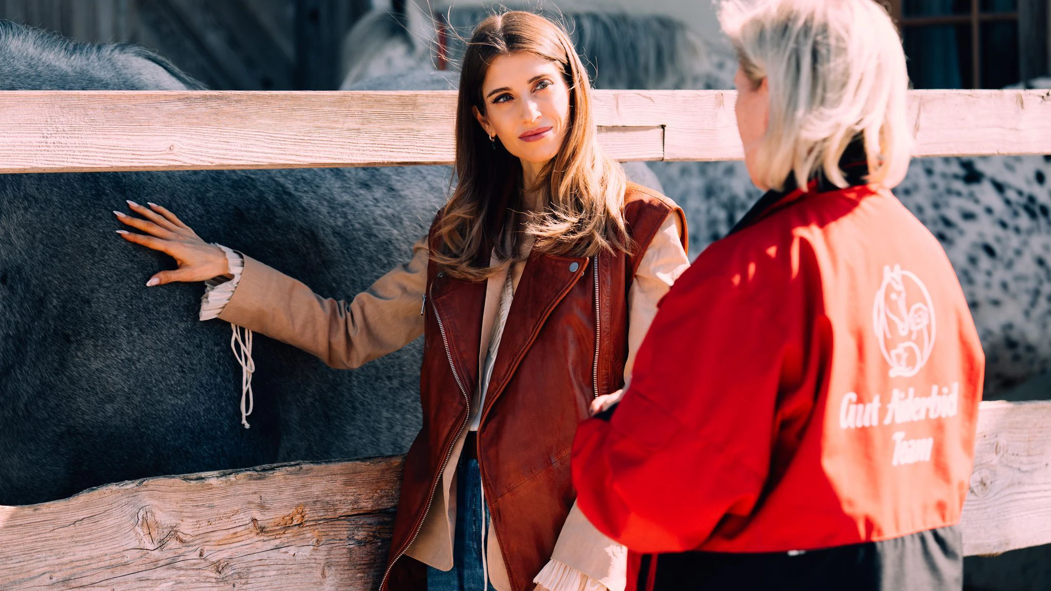 Schon lange wollte die bekannte Unternehmerin auf den Hof kommen. 