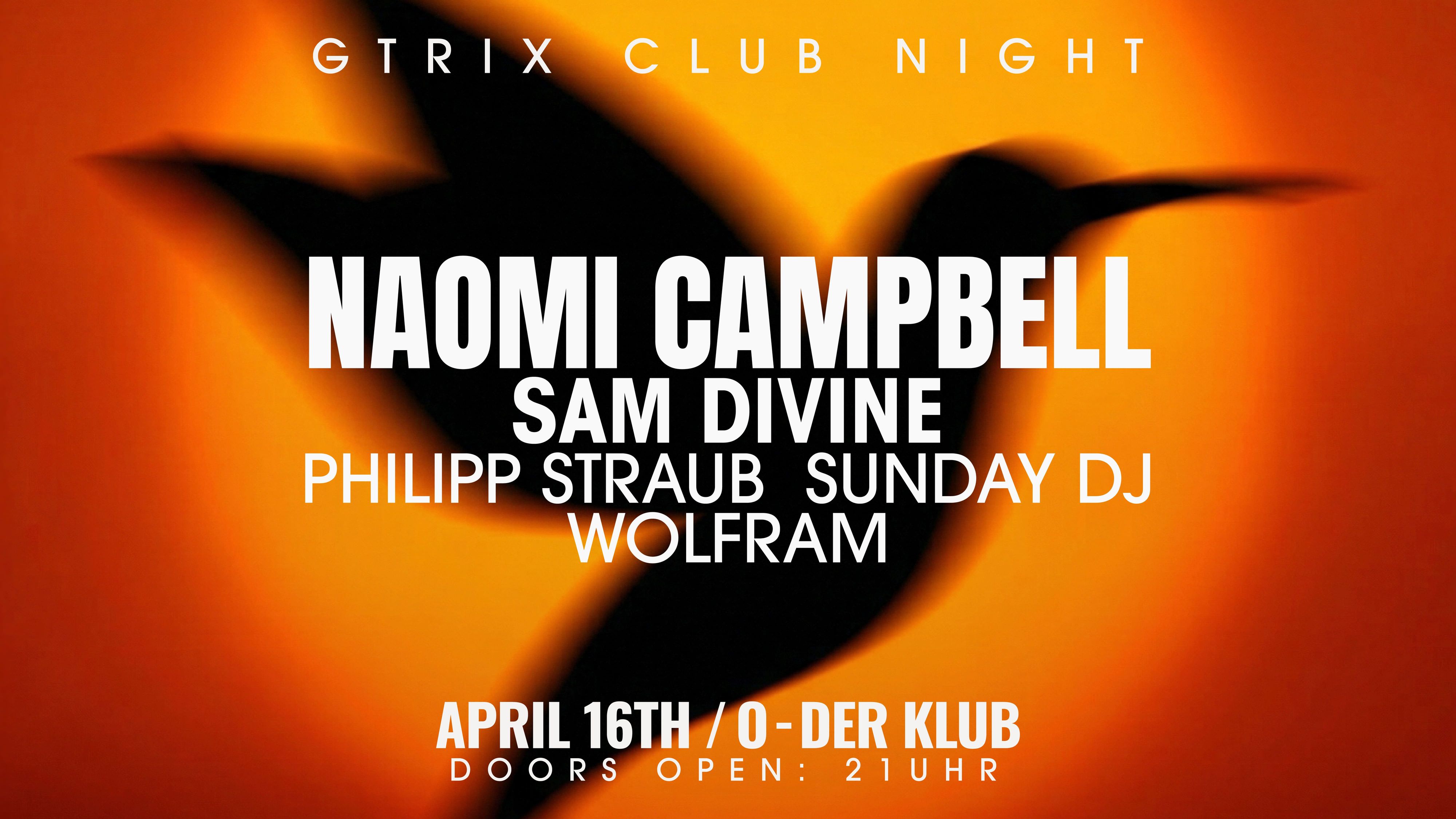 Beider Gtrix Clubnight steht keine geringere als Ikone Naomi Campbell hinter dem DJ-Pult.
