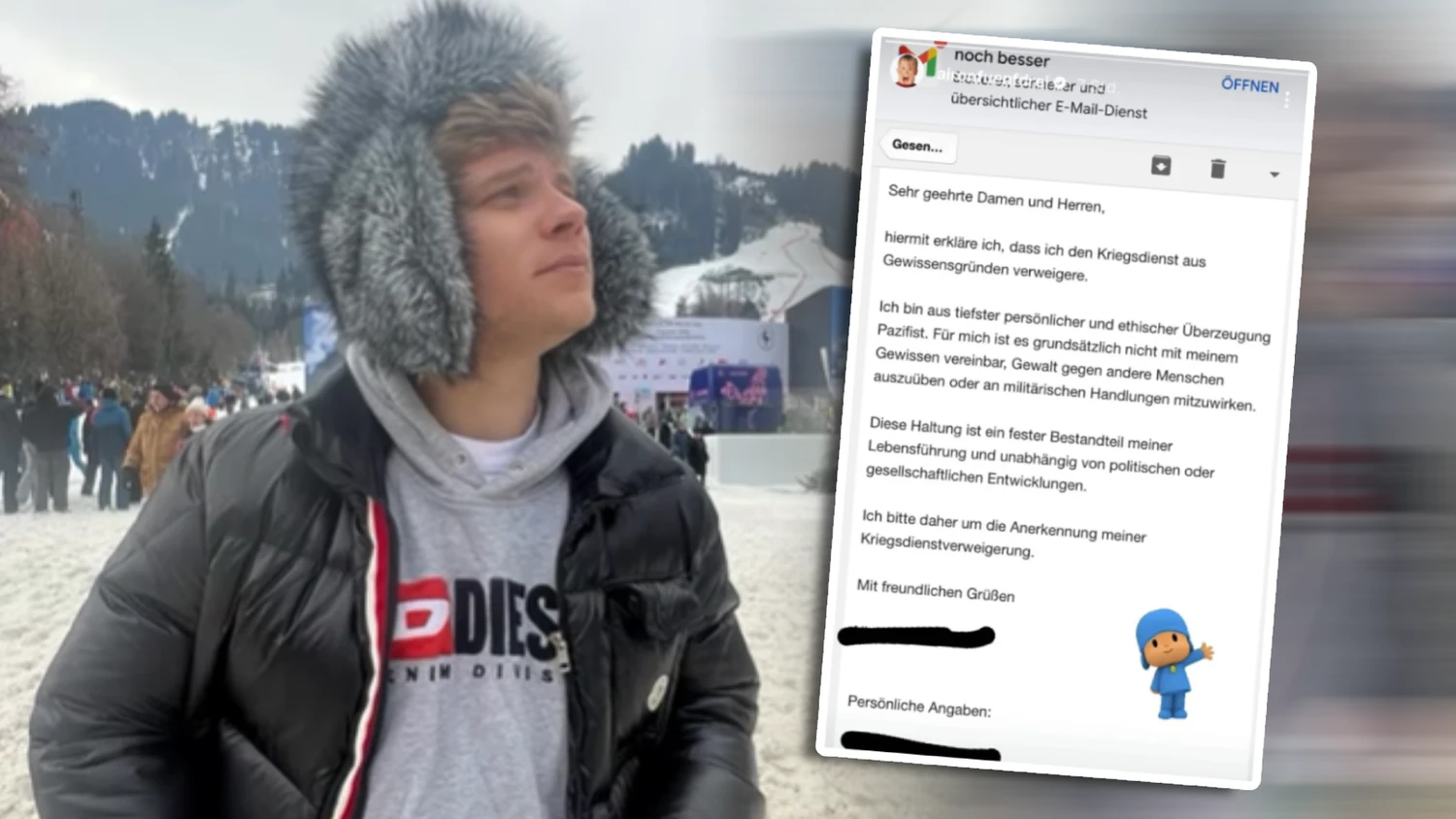 Rapper Airon53 hat keine Lust auf Wehrpflicht.