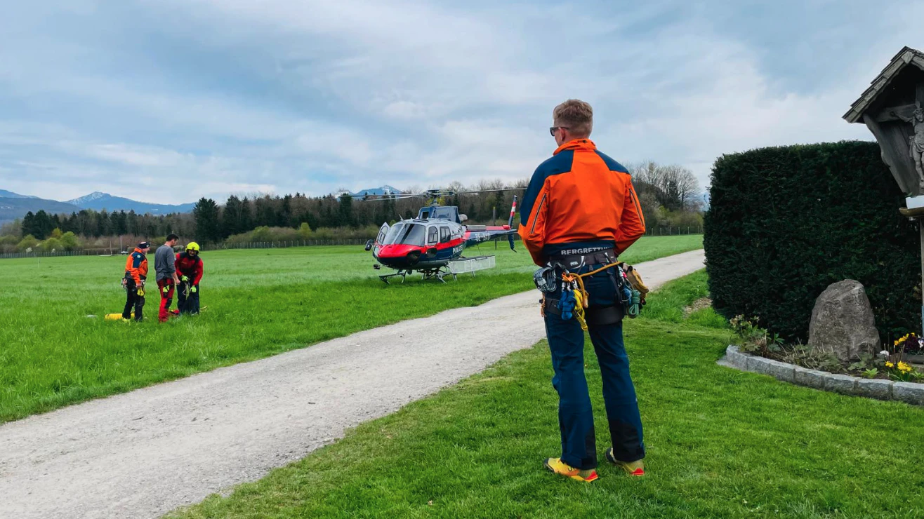 Die Bergrettung Grödig konnte die jungen Touristen unverletzt bergen. 