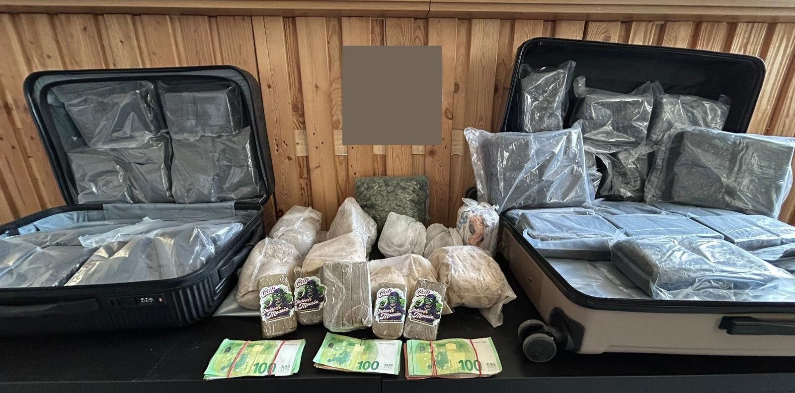 Die Polizei konnte die Drogen sicherstellen.