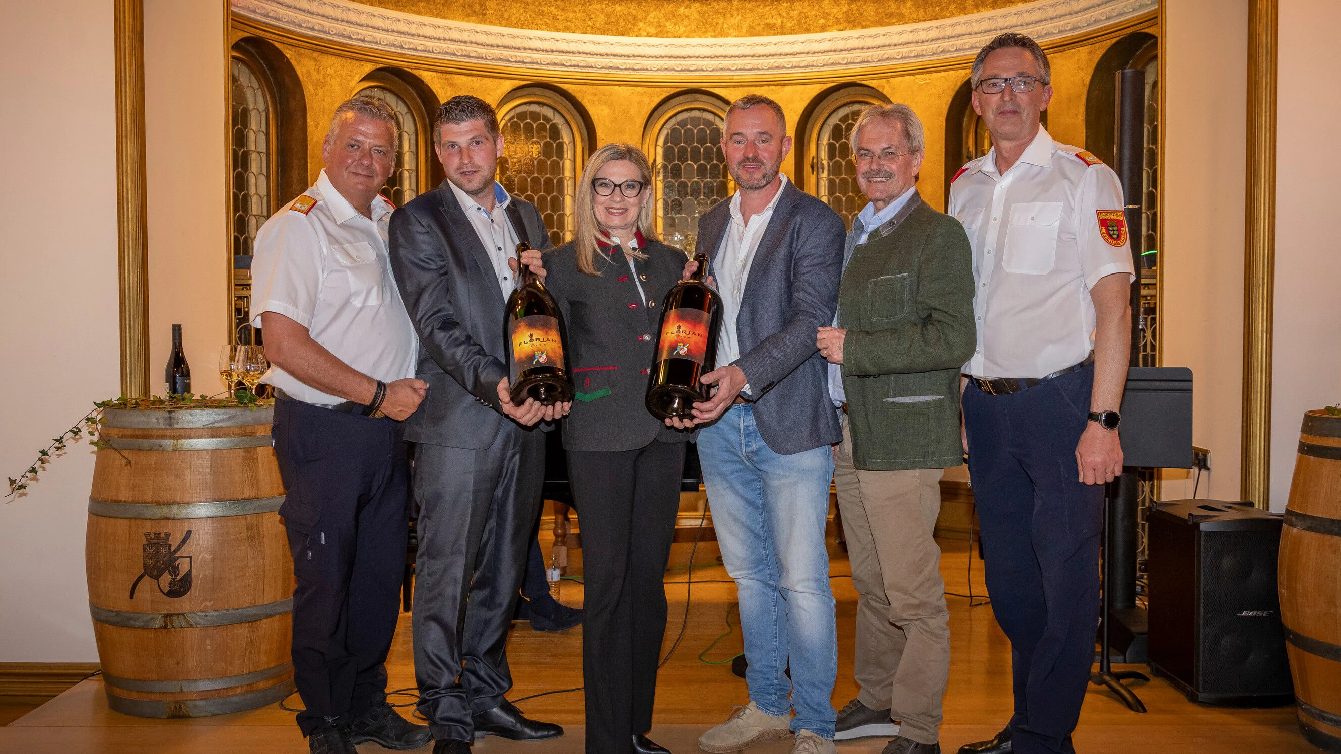 LBD Dietmar Fahrafellner, Mathias Ruttenstock, Christa Kummer, Georg Weinwurm, Landtagspräsident Karl Wilfing, LBDSTV Martin Boyer