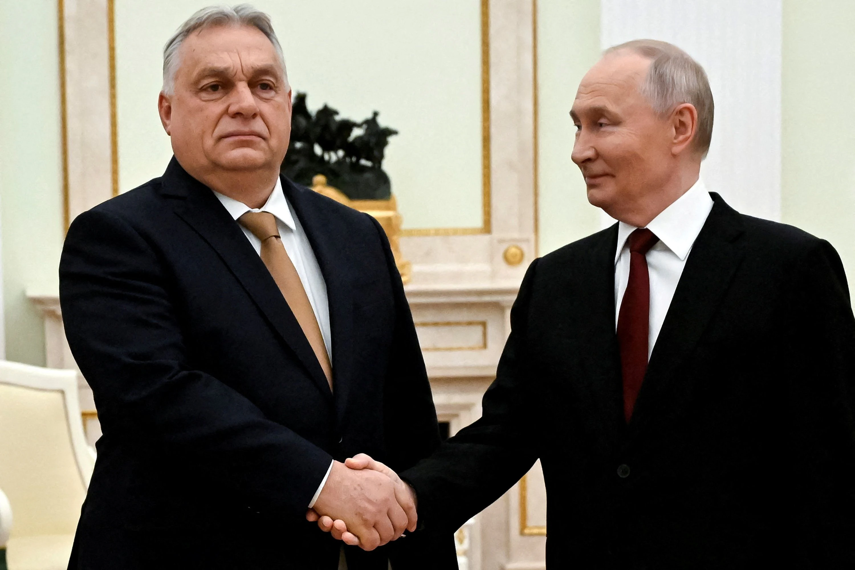 Orban kann aber auch gut mit Putin, hier bei einem Besuch im Vorjahr