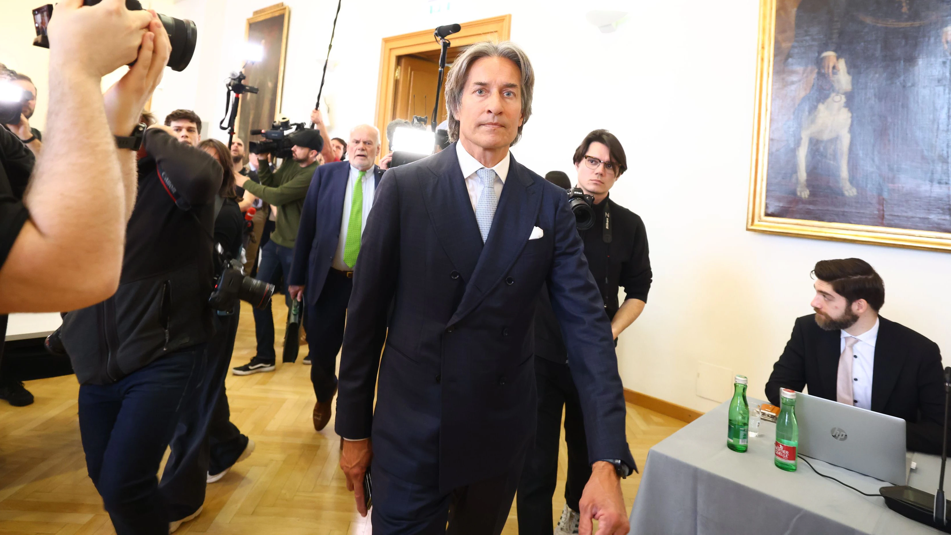 20250320 / urteil bei prozess gegen karl-heinz grasser und walter meischberger berufungsverfahren im wiener oberlandesgerichtshof ogh   / foto: sabine hertel / tageszeitung heute