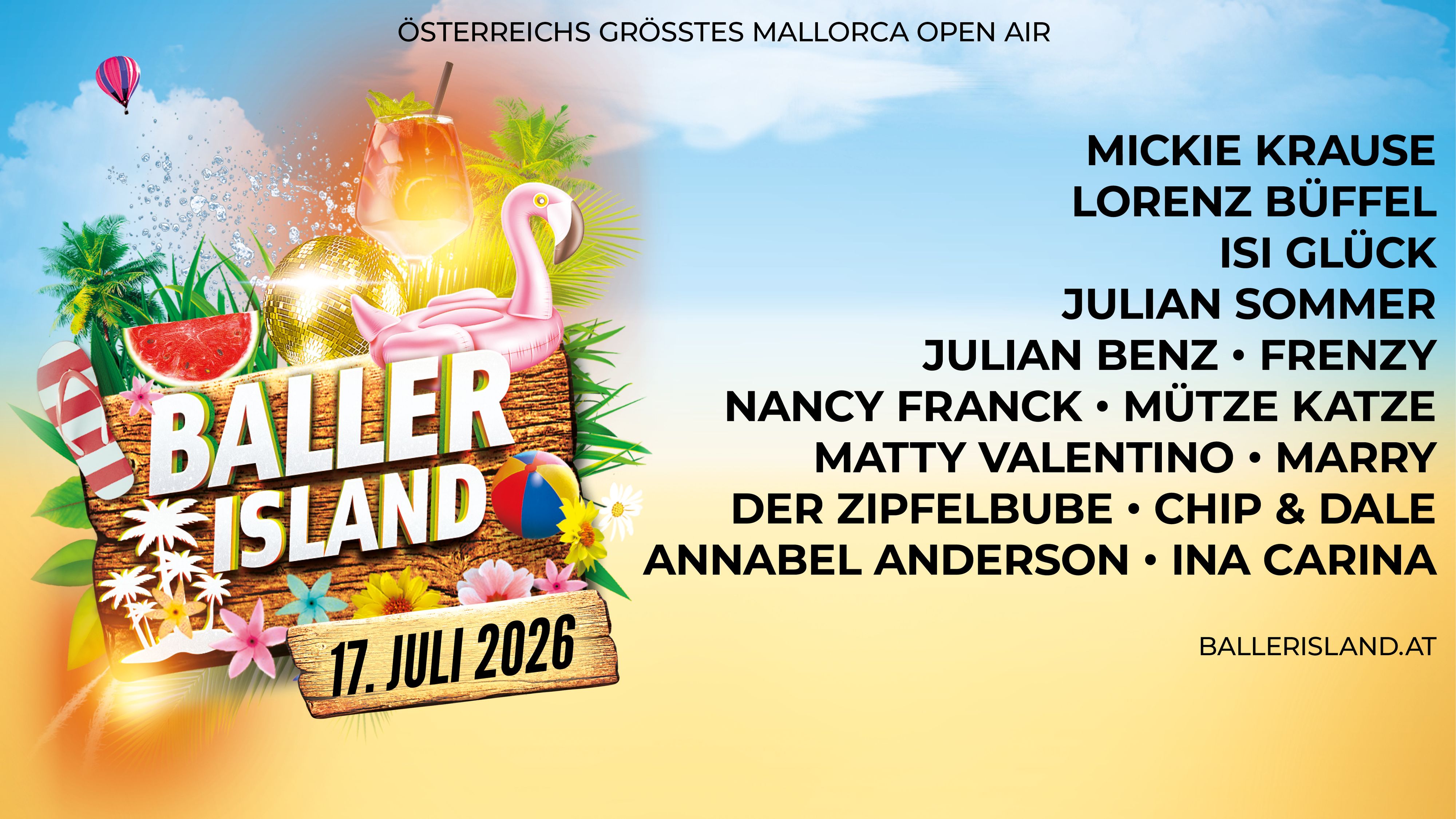 Ein Abend voller Party Hits, guter Laune und echtem Mallorca Feeling mitten in Wien.