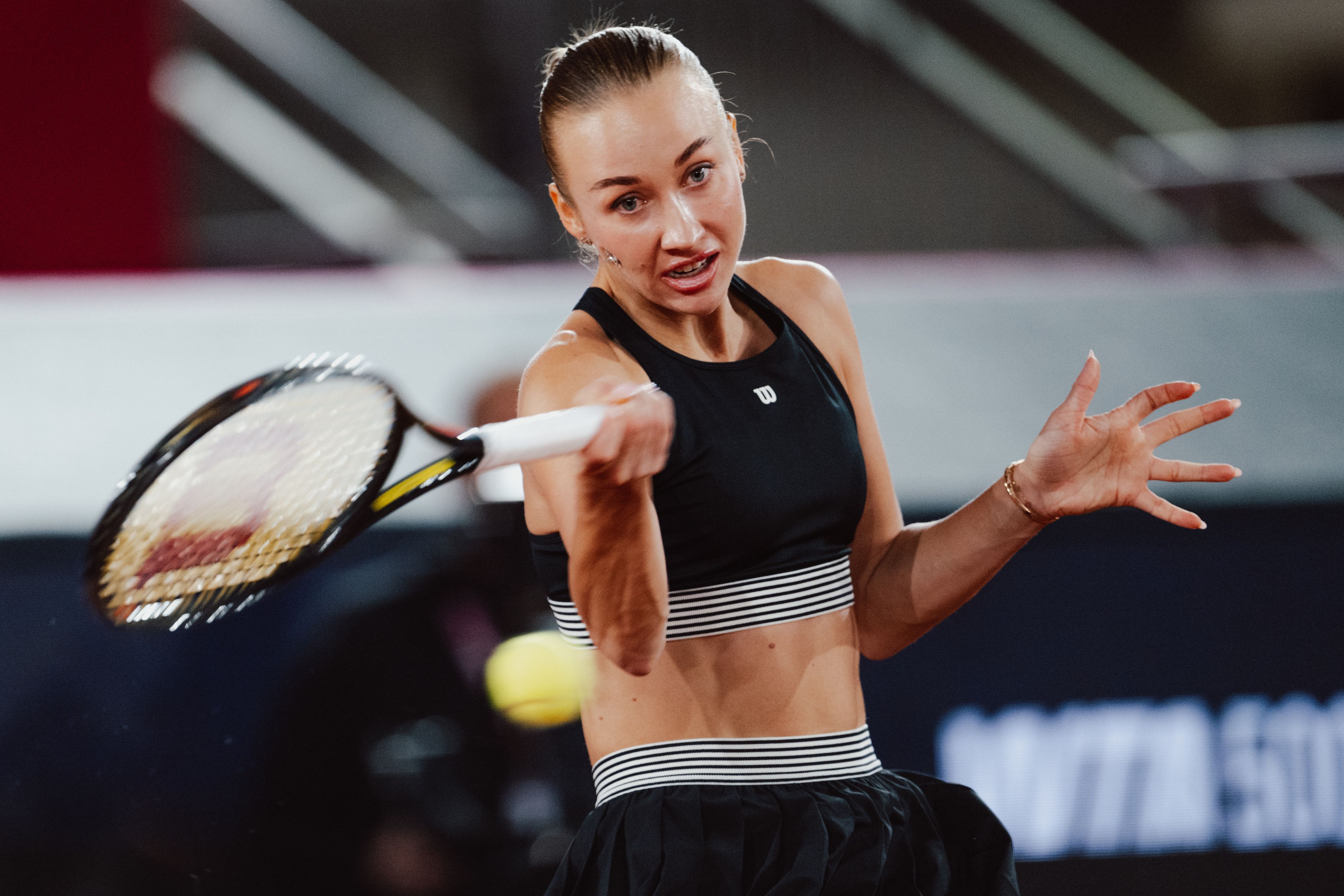 Anastasia Potapova im Österreicherinnen-Duell gegen Lilli Tagger. 