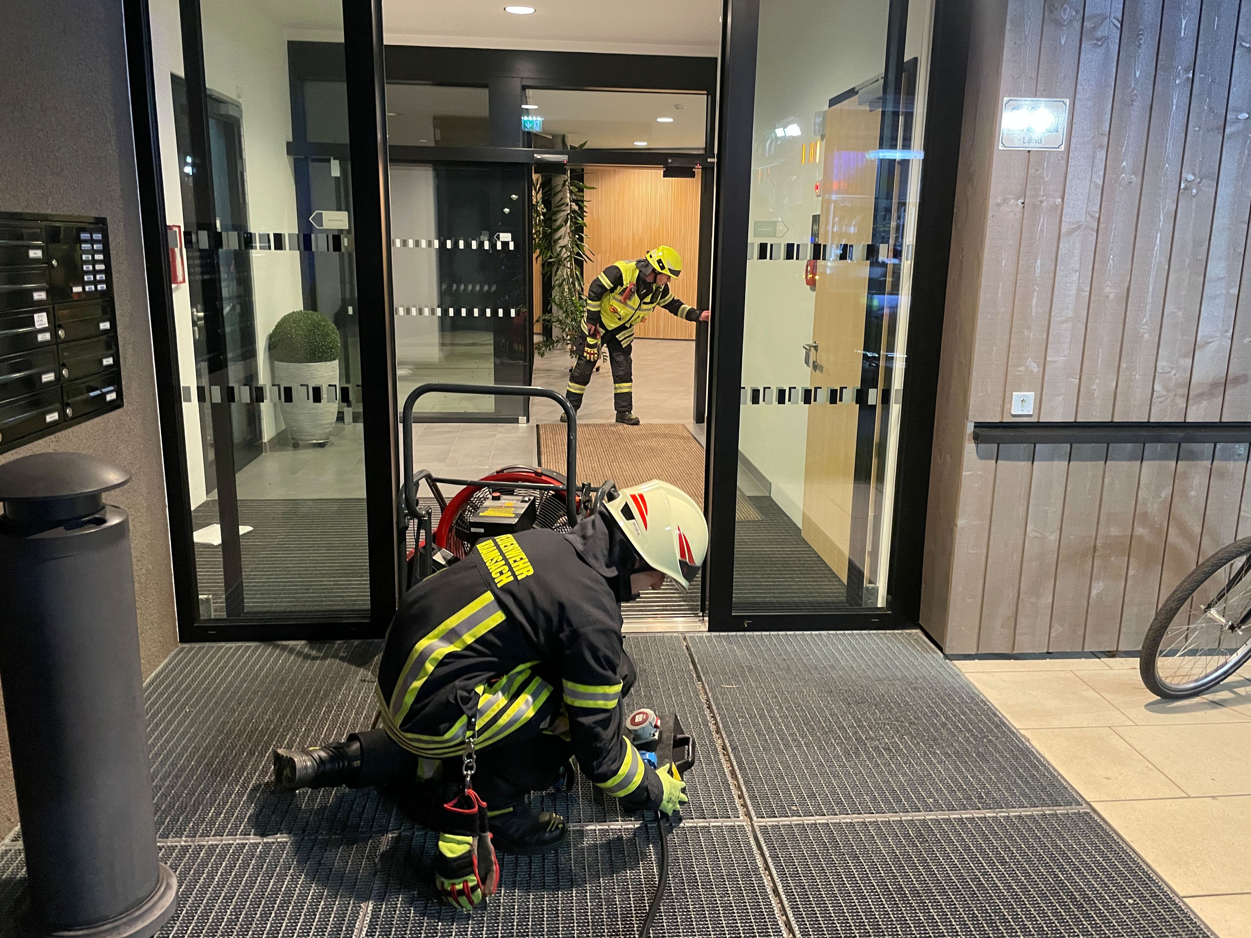 Die Feuerwehr war rasch zur Stelle.