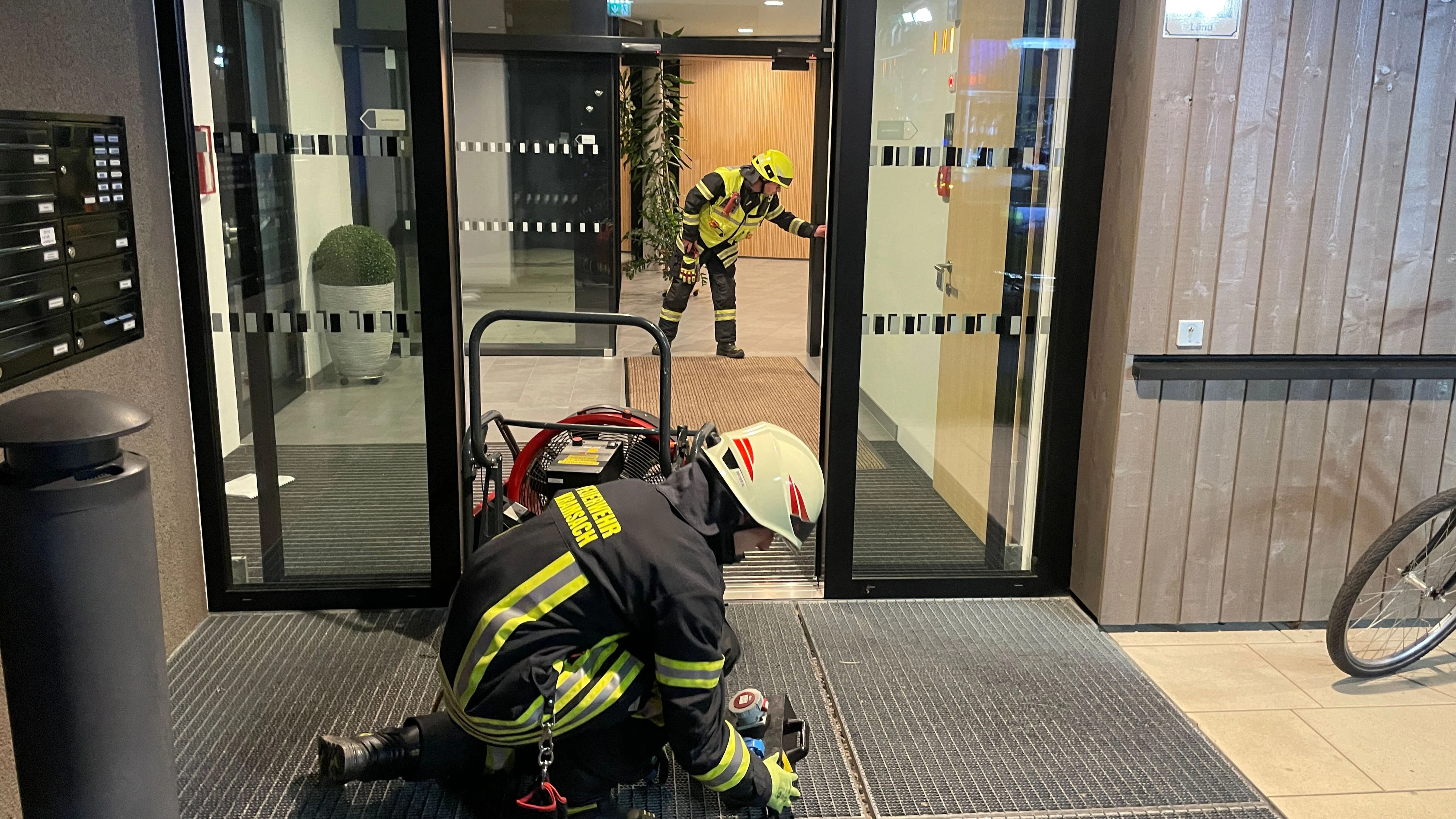 Die Feuerwehr war rasch zur Stelle.