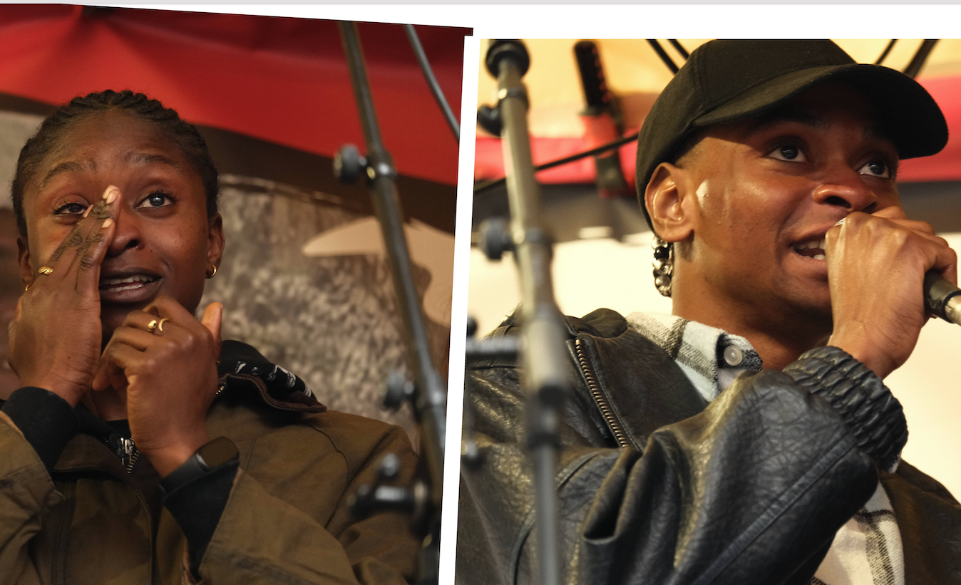 Während der Rede von Joseph flossen bei seiner Schwester Victoria die Tränen.