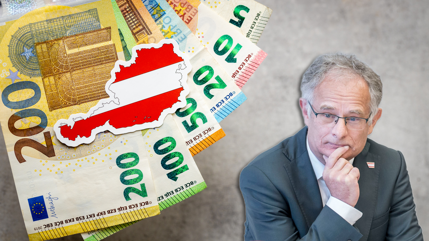 Trotz der abgeschwächten Konjunkturprognosen will Finanzminister Marterbauer am aktuellen Kurs festhalten.