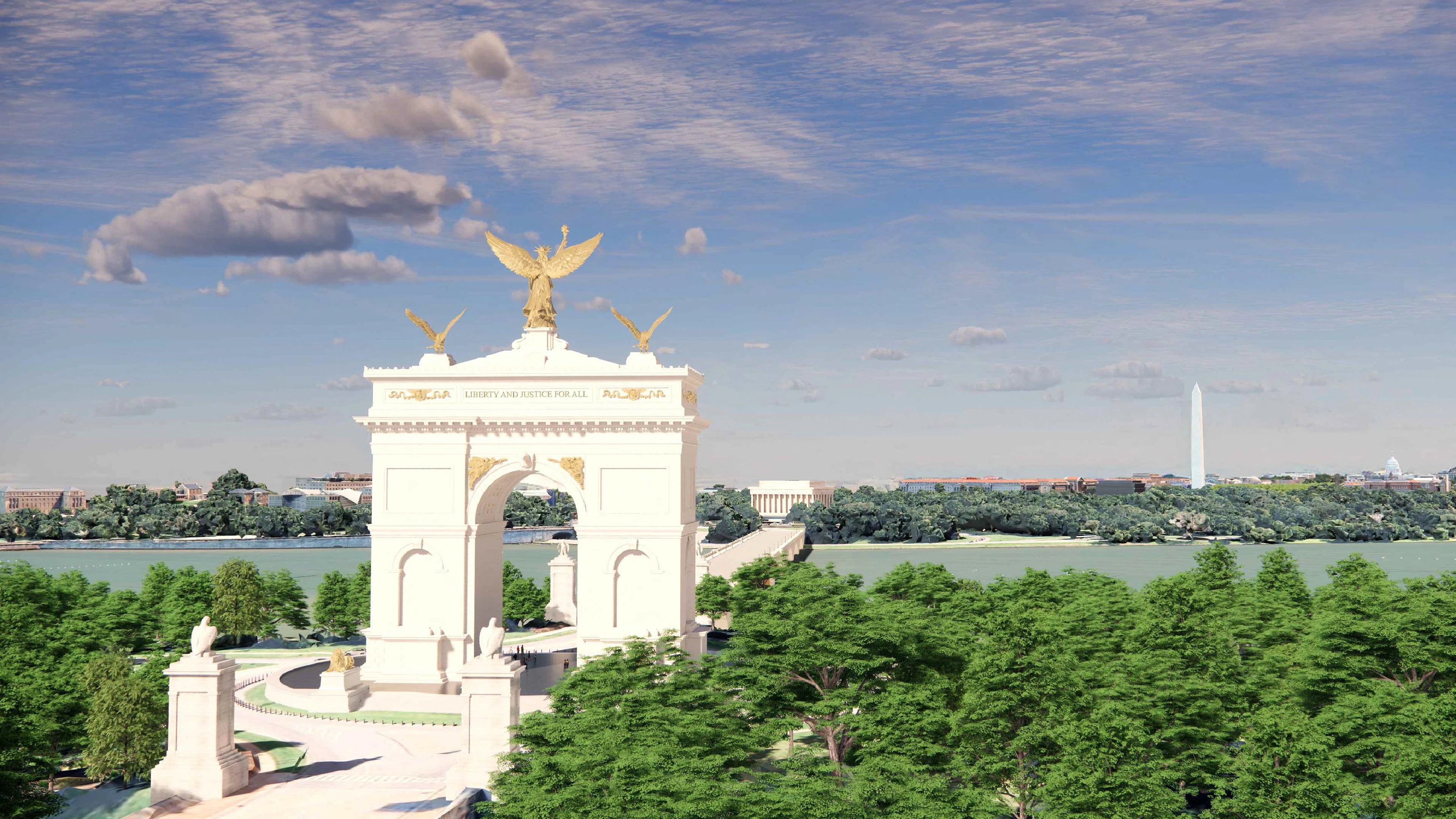 Heute.at - 76 Meter hoch! Trump plant Riesen-Triumphbogen