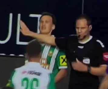 Referee Lechner (r.) 