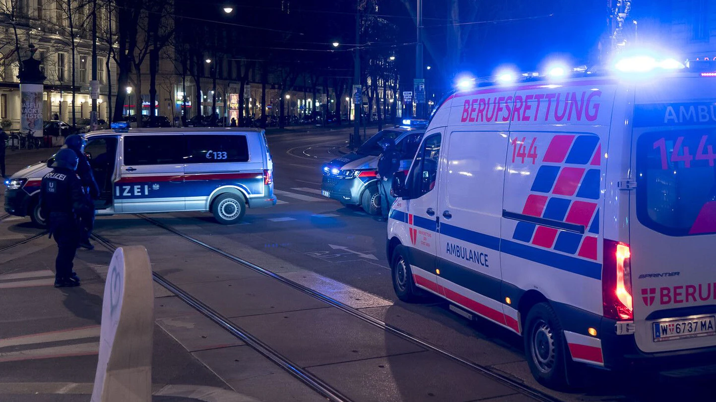 Archivbild eines Polizei- und Rettungseinsatzes in Wien.