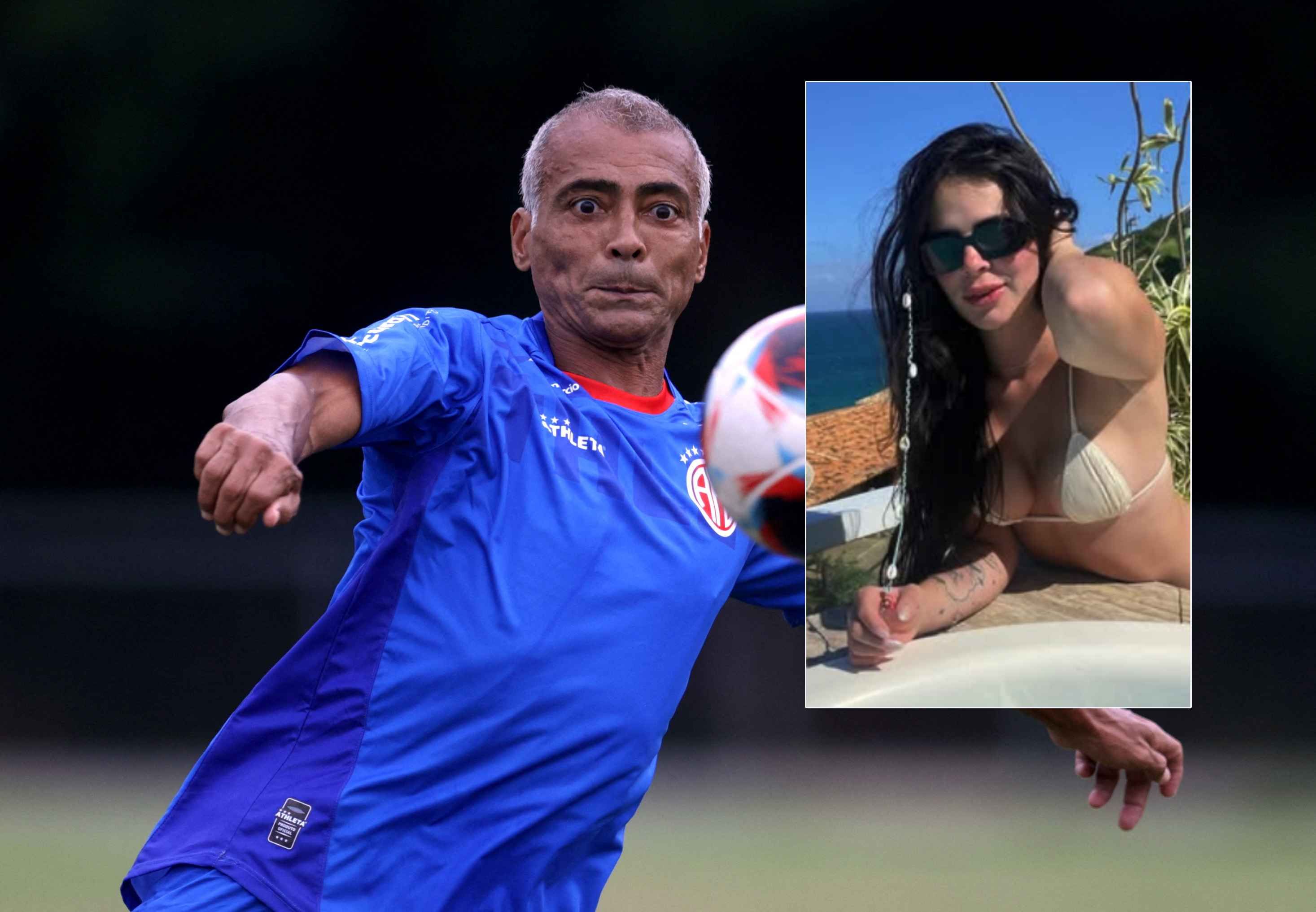 Beziehungsstatus zwischen Romario und Tiffany Barcelos (r.): Es ist kompliziert.