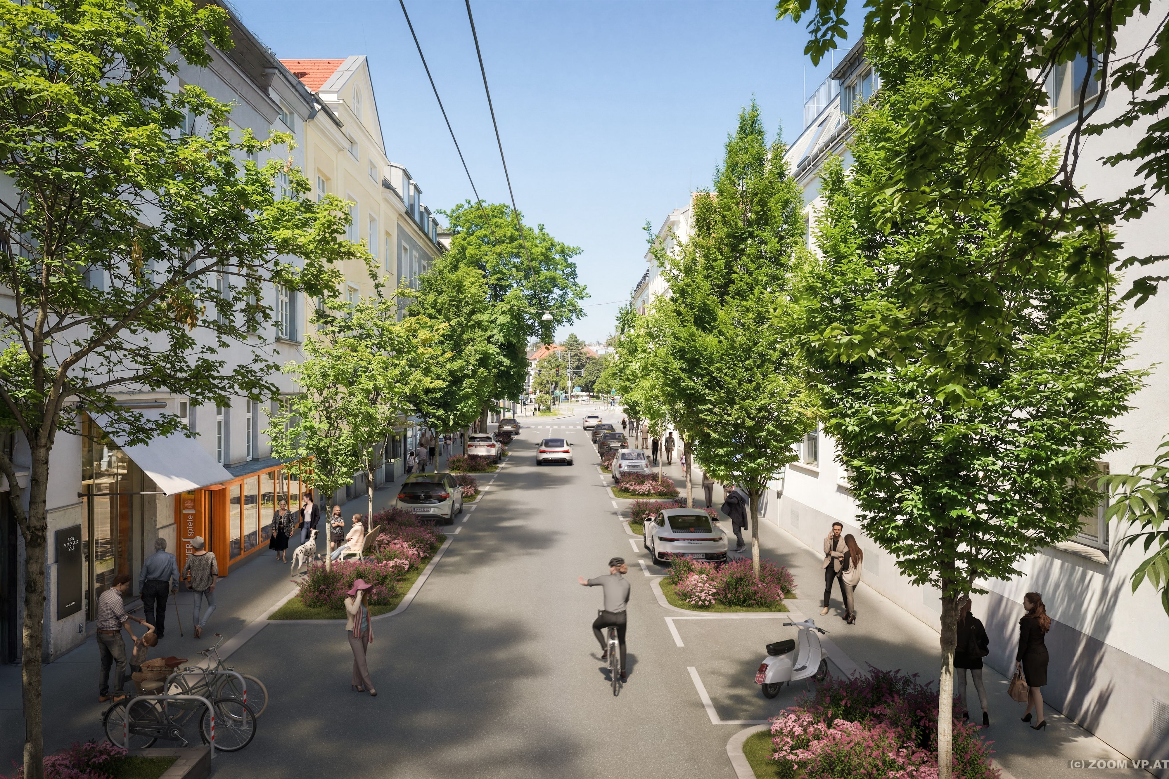 Die Obkirchnergasse in Wien-Döbling wird neu gestaltet.