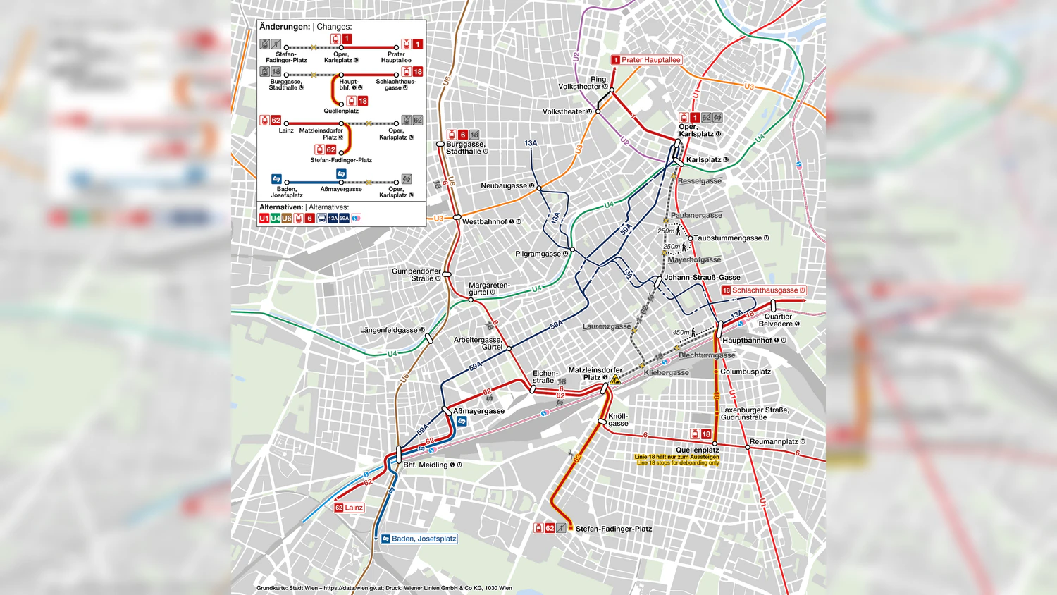 Diese Linien sind betroffen. 