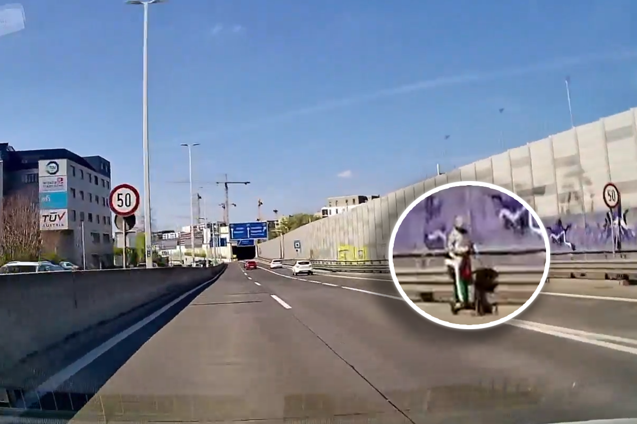 Die Verkehrsteilnehmer sorgten am Samstag für Verwunderung.