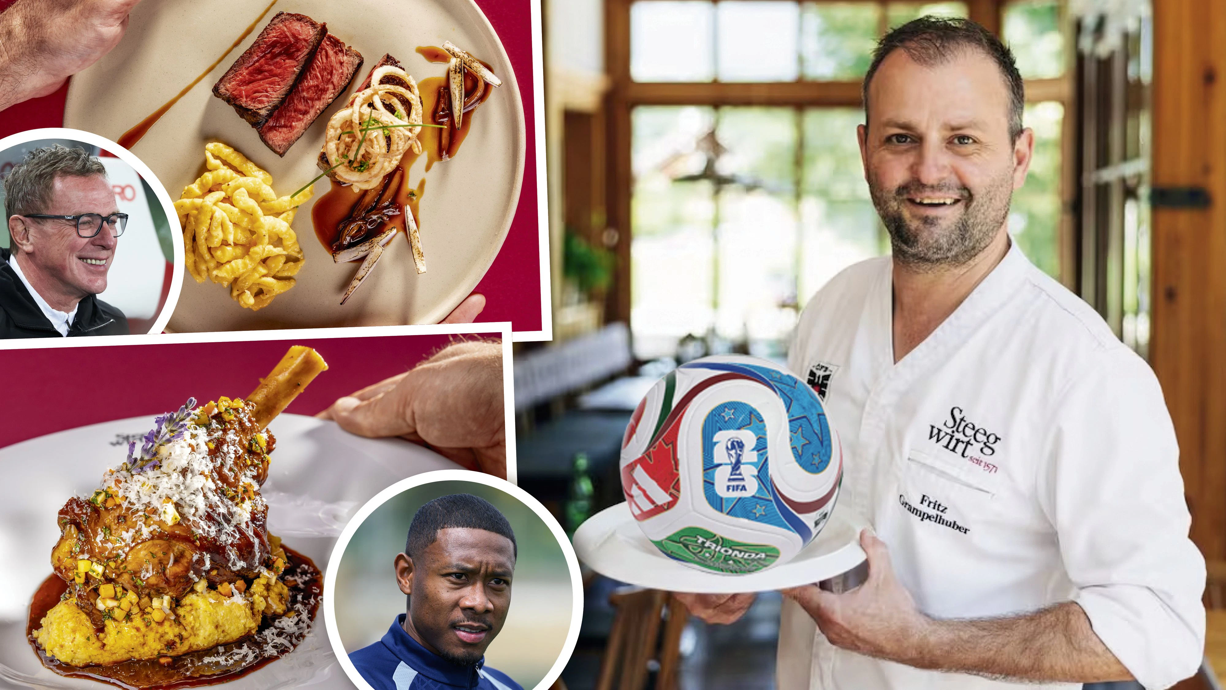 ÖFB-Chefkoch Fritz Grampelhuber kocht für Teamchef Ralf Rangnick und seine Stars immer groß auf.