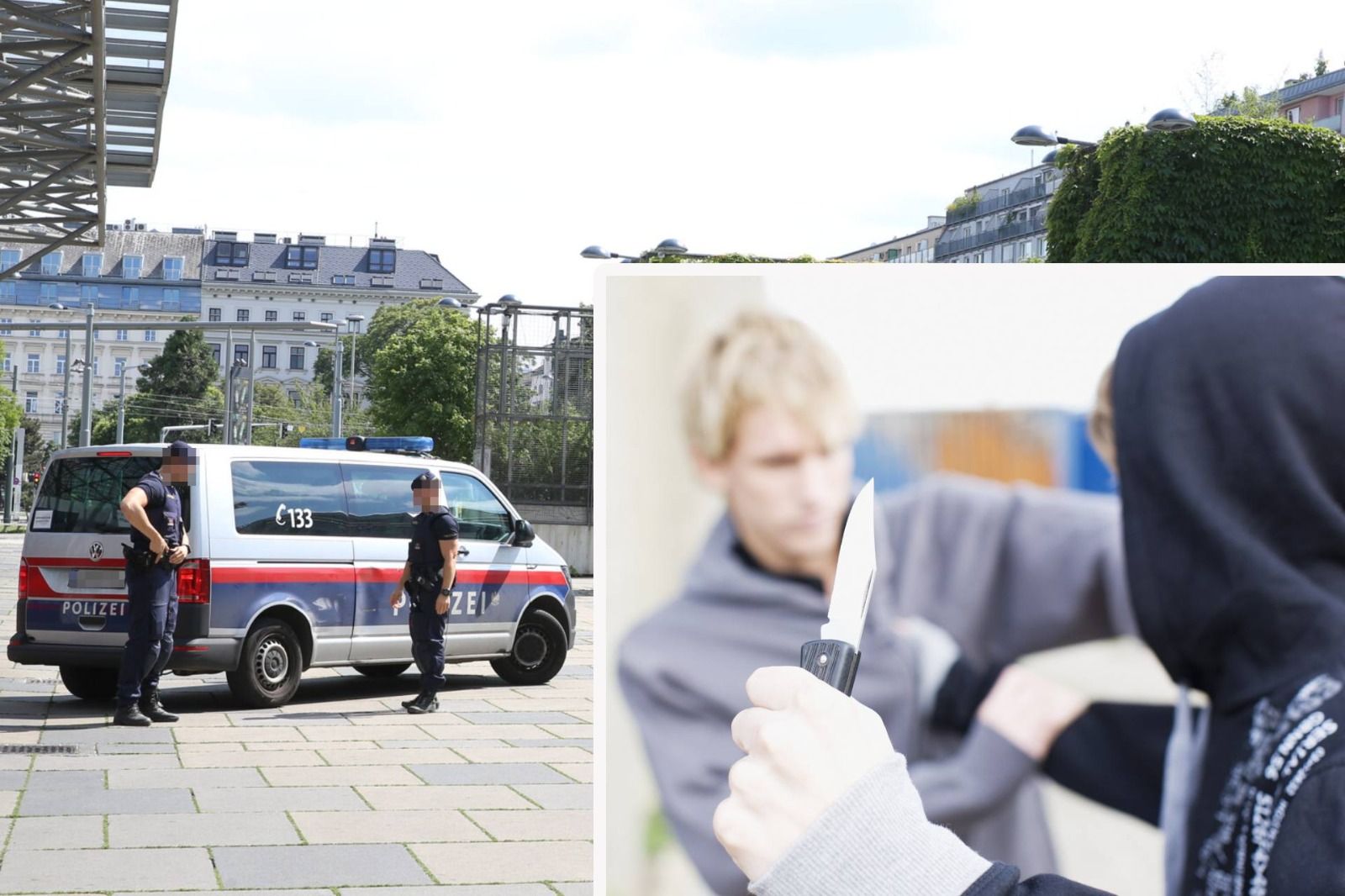 Die Verdächtigen attackierten den 13-Jährigen am Praterstern, bedrohten ihn mit einem Messer.