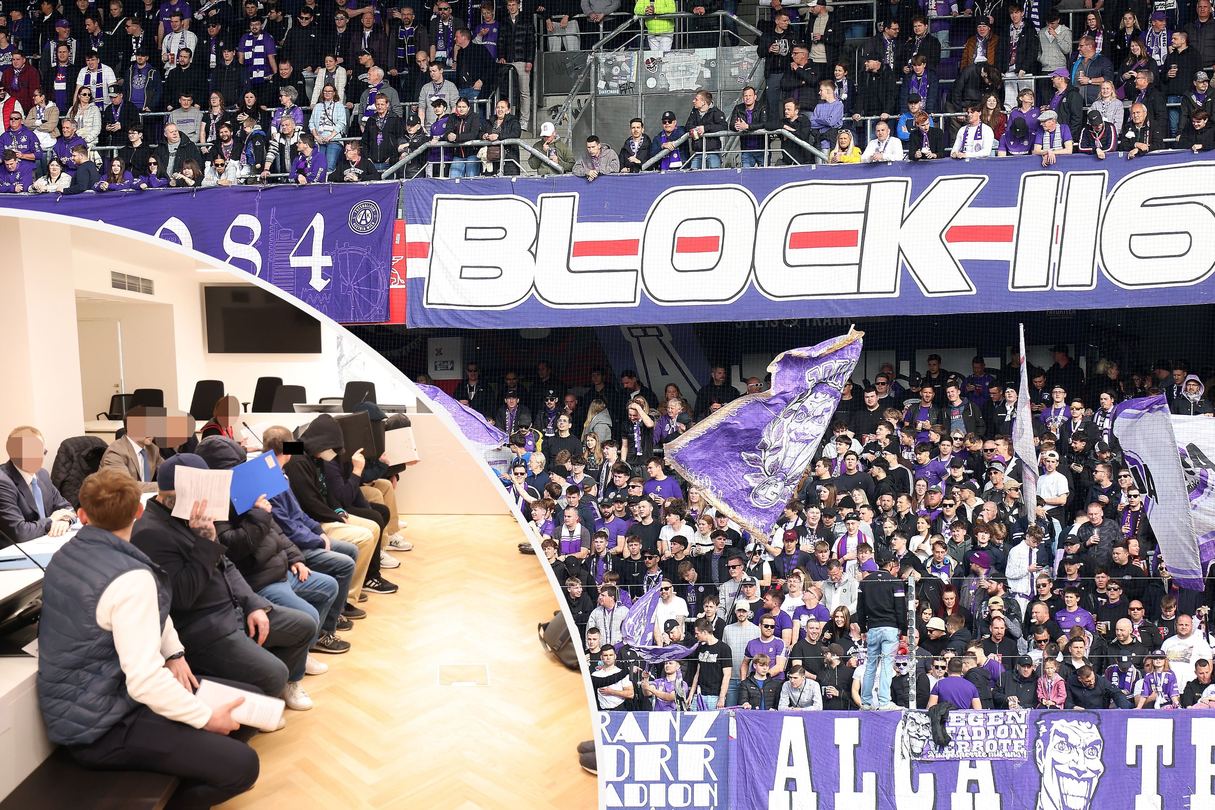 Der Austrianer musste sich wegen des Derby-Platzsturms vor Gericht verantworten - am Ende wurde er im Zweifel freigesprochen.