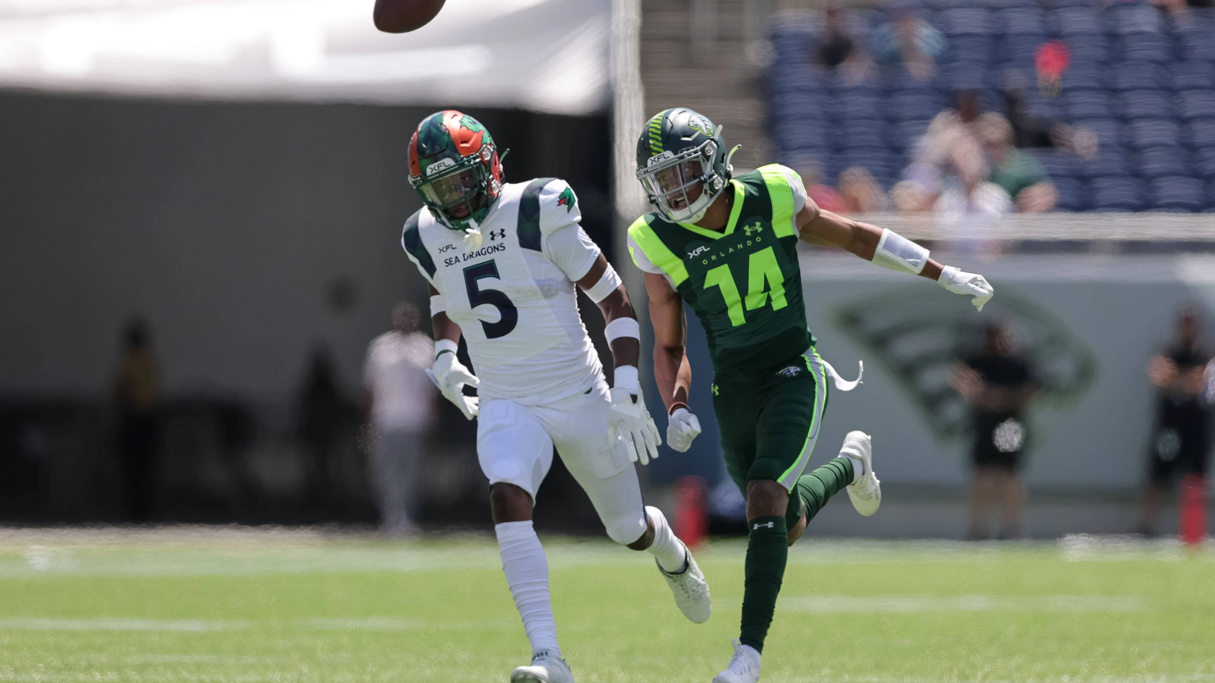 Chris Payton-Jones (l.) im Trikot der Seattle Sea Dragons