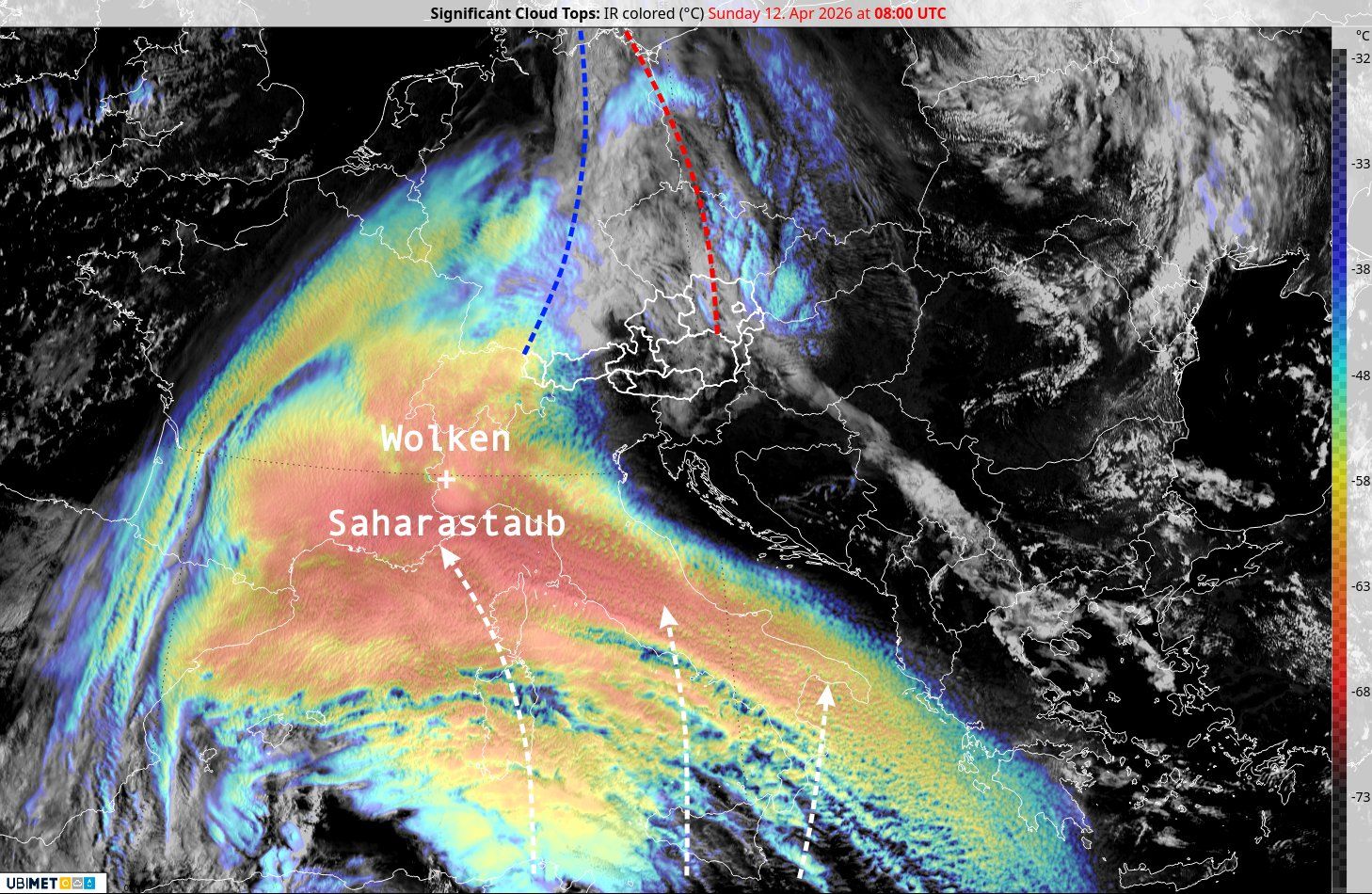 Heute.at - Föhn, Saharastaub und Regen kommen nach Österreich