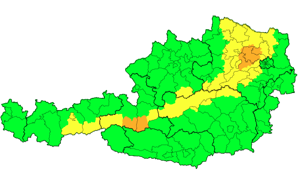 Heute.at - Unwetterwarnung – Sturmsystem spaltet Österreich