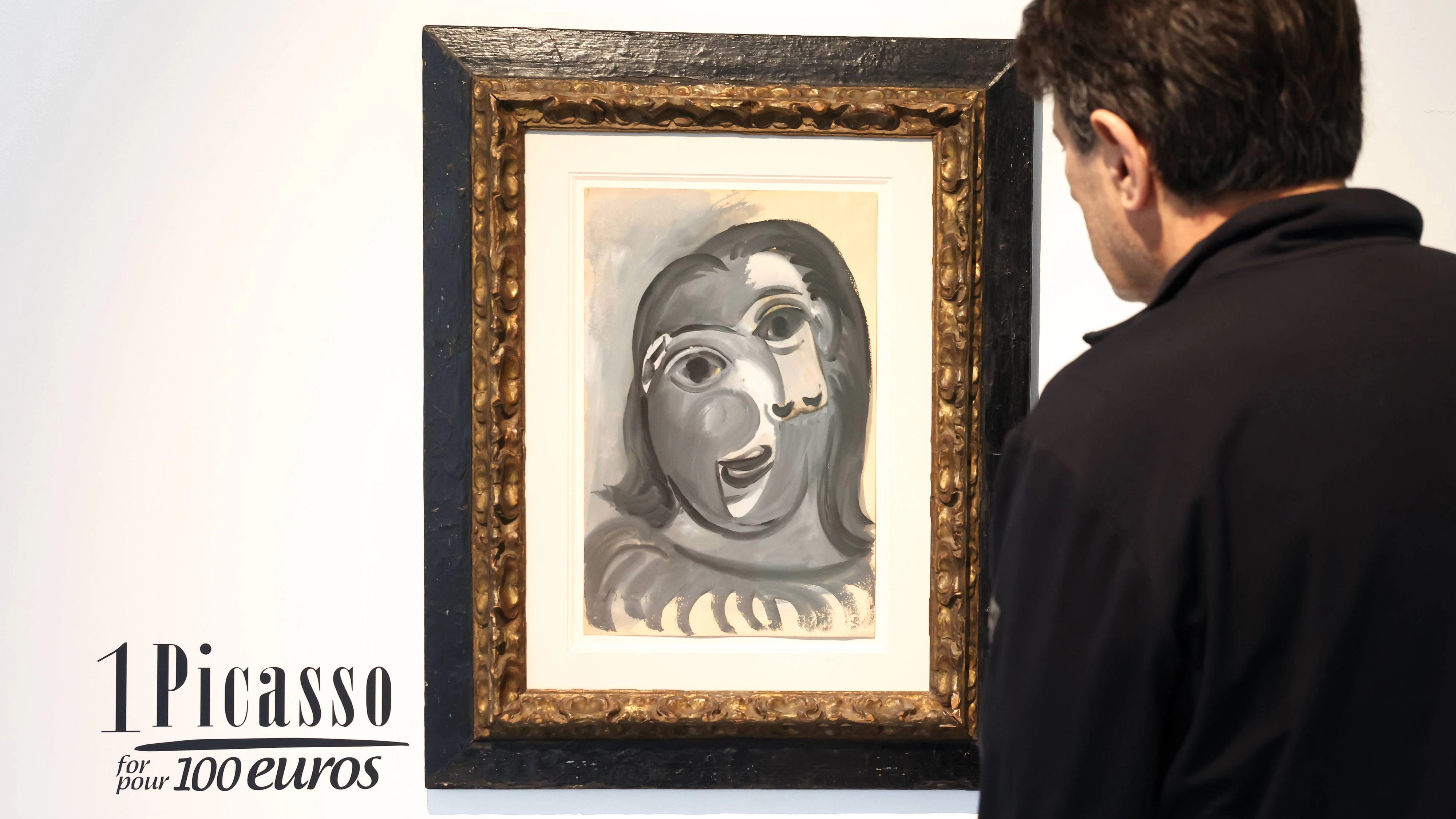 ACT  -- The Alzheimer s Research Foundation is organising a major charity raffle as part of the 1 Picasso for 100 euros campaign. A limited number of 120,000 tickets are on sale, priced at 100 euros each. The draw will take place on 14 April 2026 at 6 pm at Christie s Paris, in the presence of a bailiff. The work, a gouache on paper by Pablo Picasso from 1941, entitled Head of a Woman, comes from the collection of Opera Gallery Paris. Paris, FRANCE-13/04/2026  //04MEIGNEUX_meigneuxA001/Credit:Romuald Meigneux/SIPA/2604131230