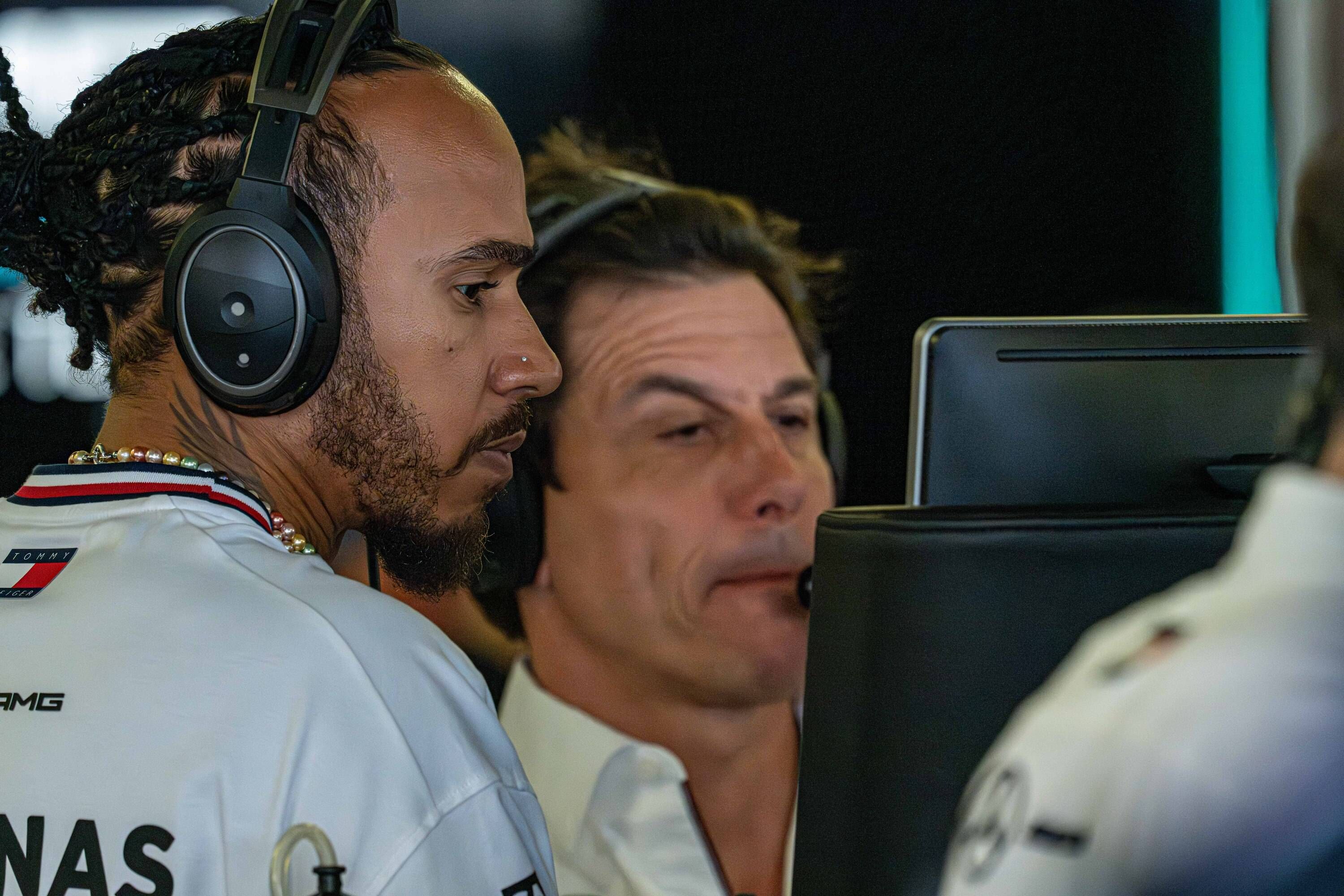 Toto Wolff und Lewis Hamilton