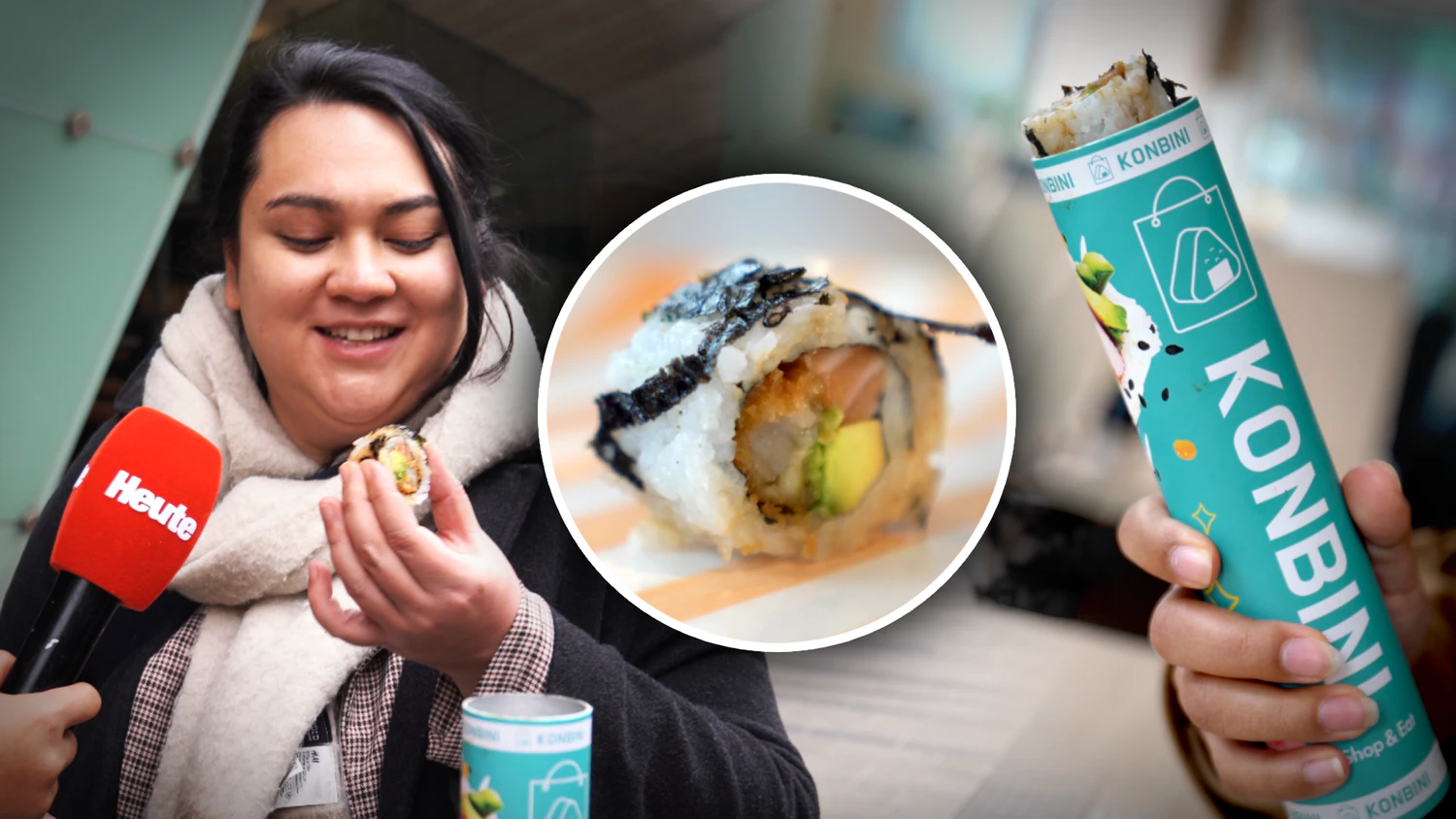 Heute.at - Schmeckt krank! Wiener testen virales TikTok-Sushi
