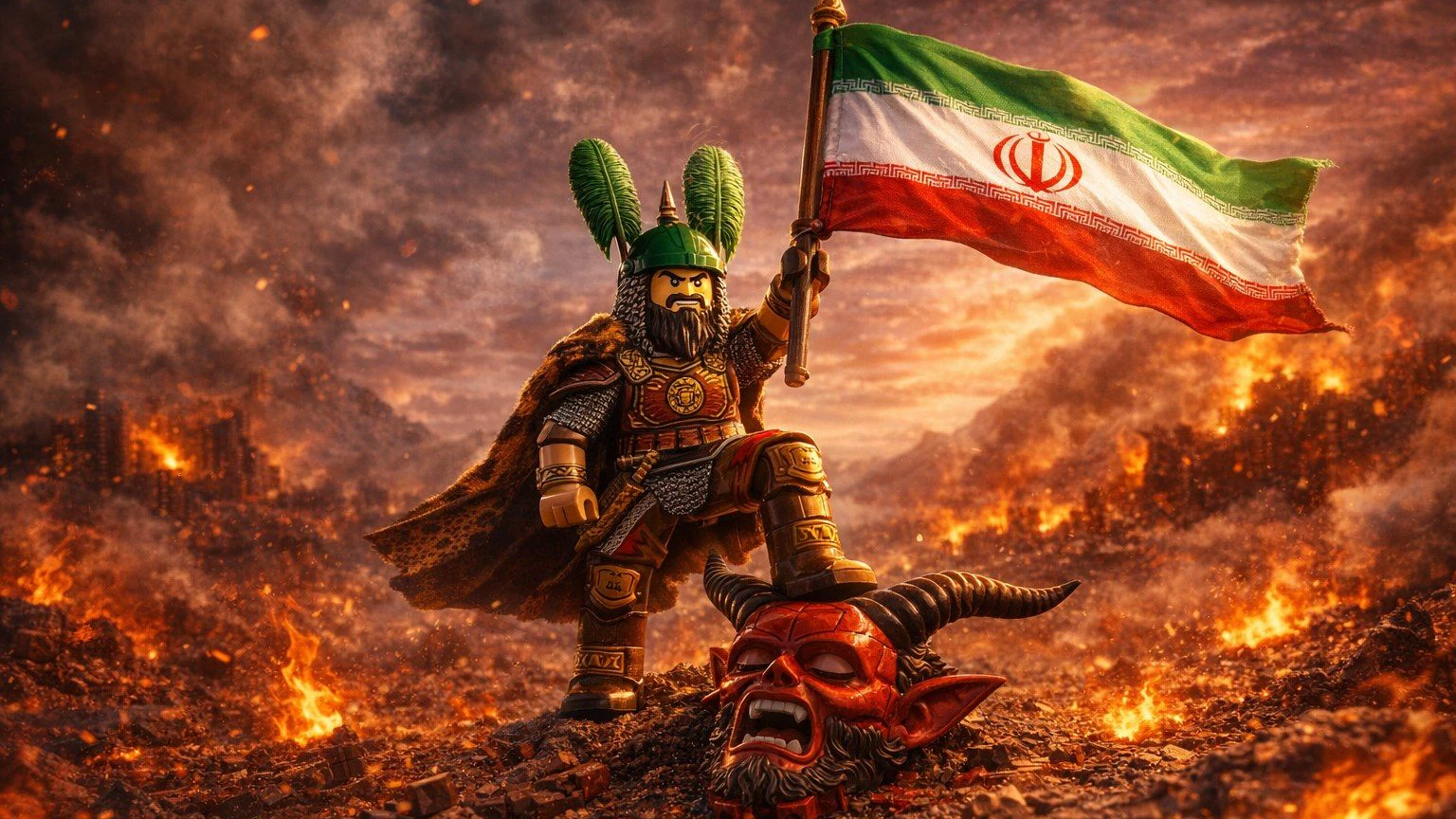 Hinter Videos und Fotos wie diesem steckt die pro-iranische Produktionsgesellschaft Explosive Media.