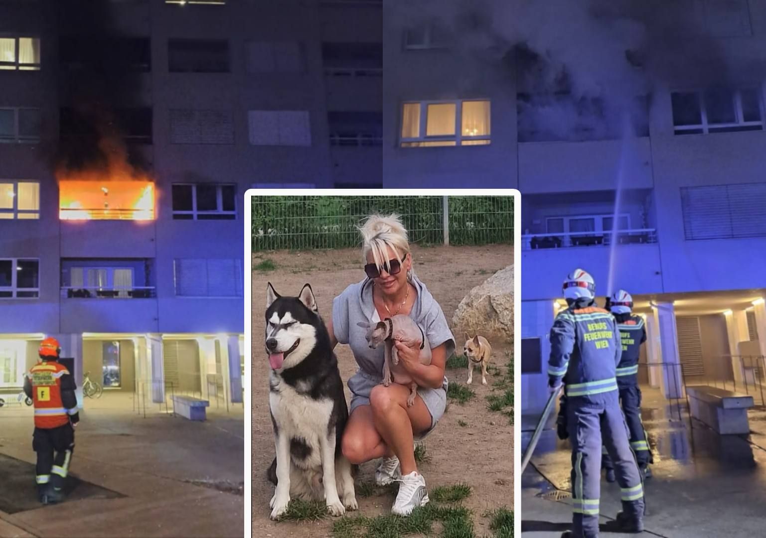 Feuer in Wien-Favoriten: In diesen Flammen verlor Anna P. fast ihren gesamten Besitz.