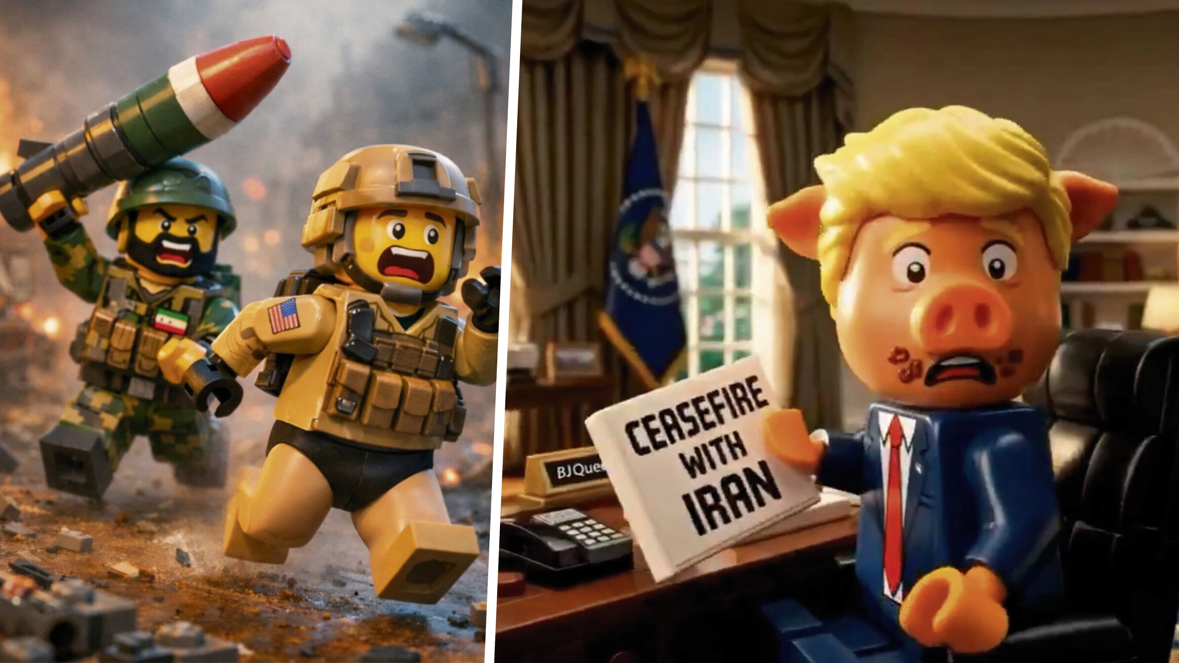 Heute.at - Enthüllt: Hinter viralen Lego-Videos steckt der Iran