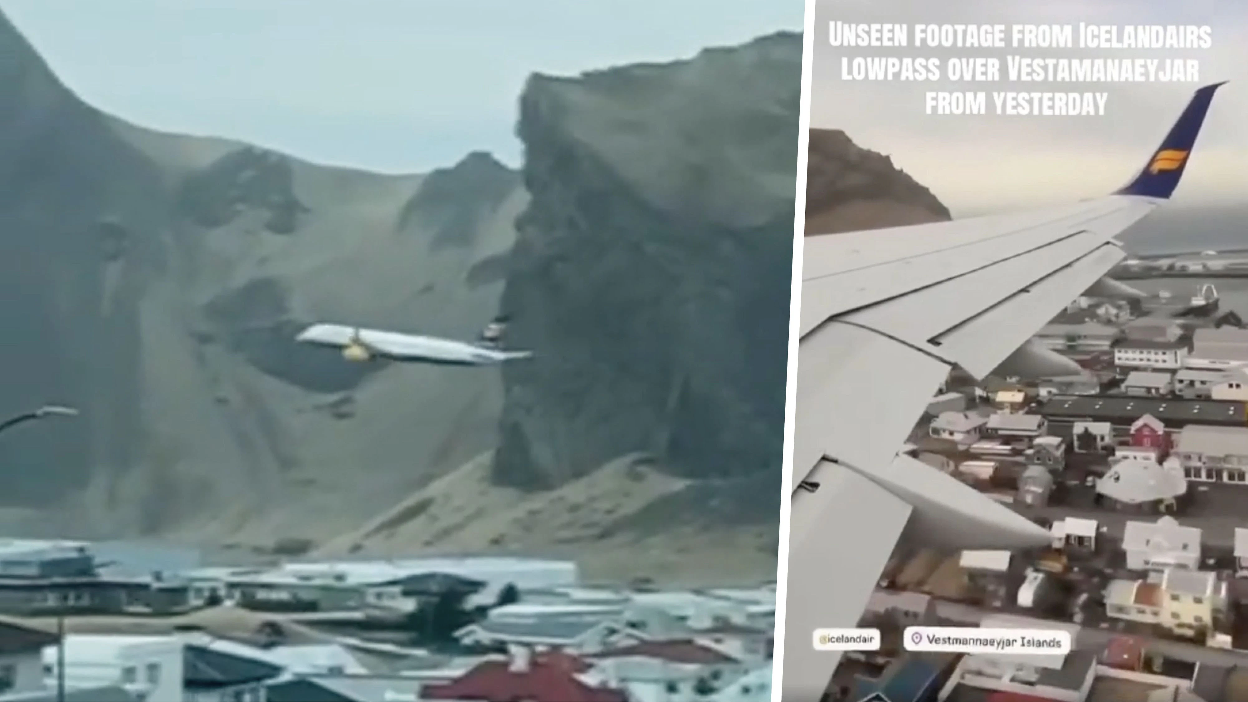 Mit seinem "Abschiedsflug" über sein Heimatdorf sorgte der Pilot von Icelandair für Empörung.