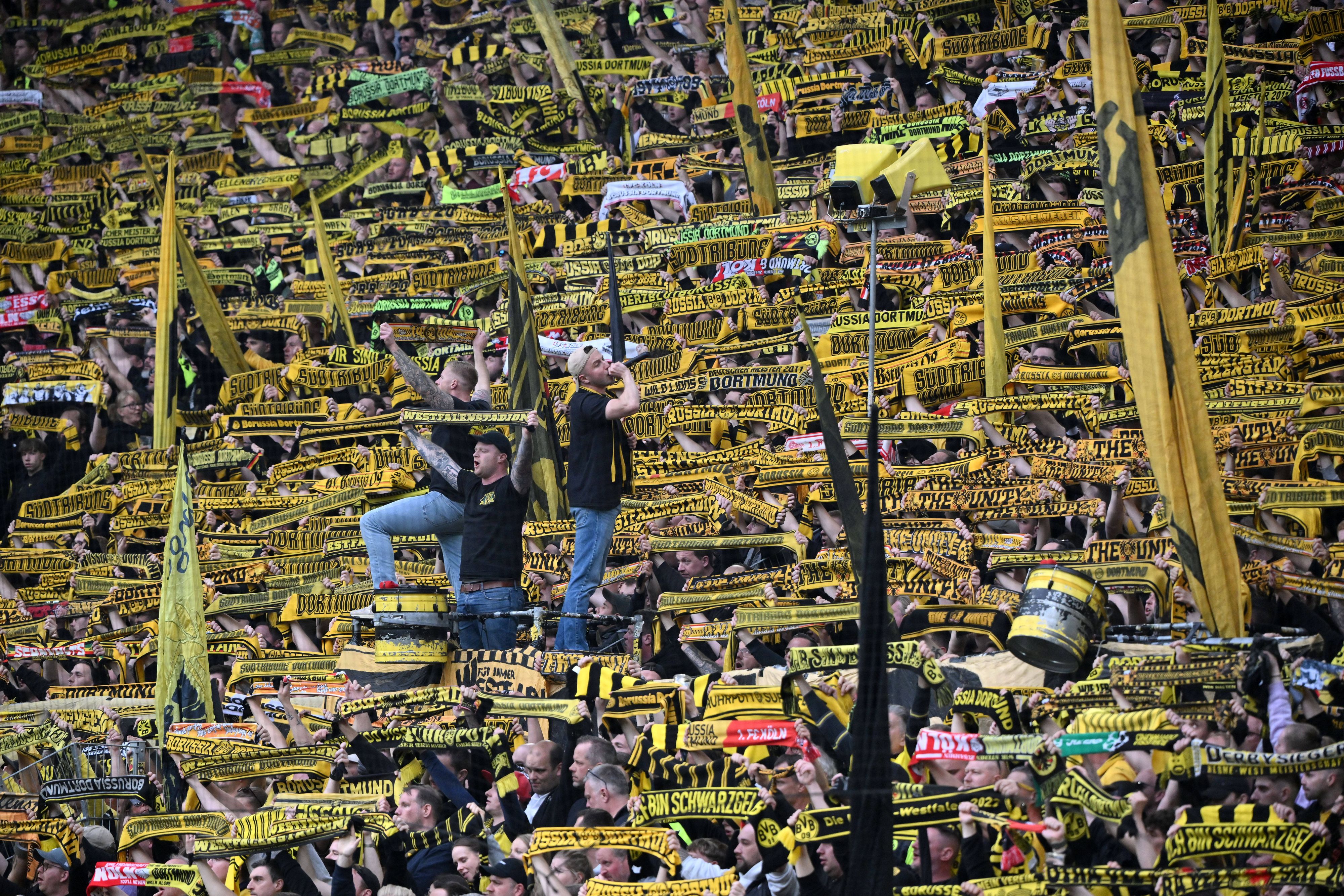 Die Südtribüne im Signal Iduna Park. 