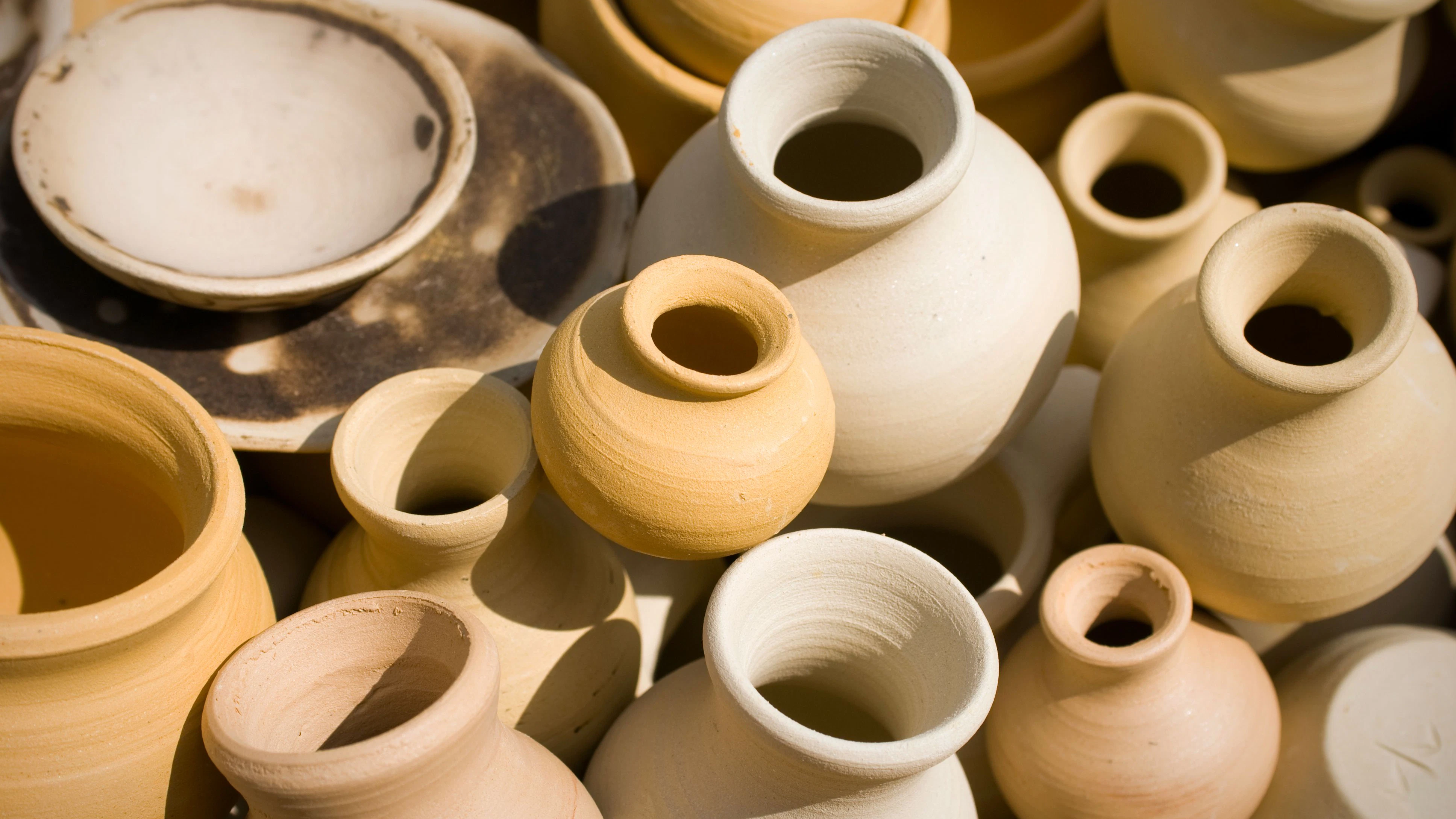 Töpfe aus Ton...