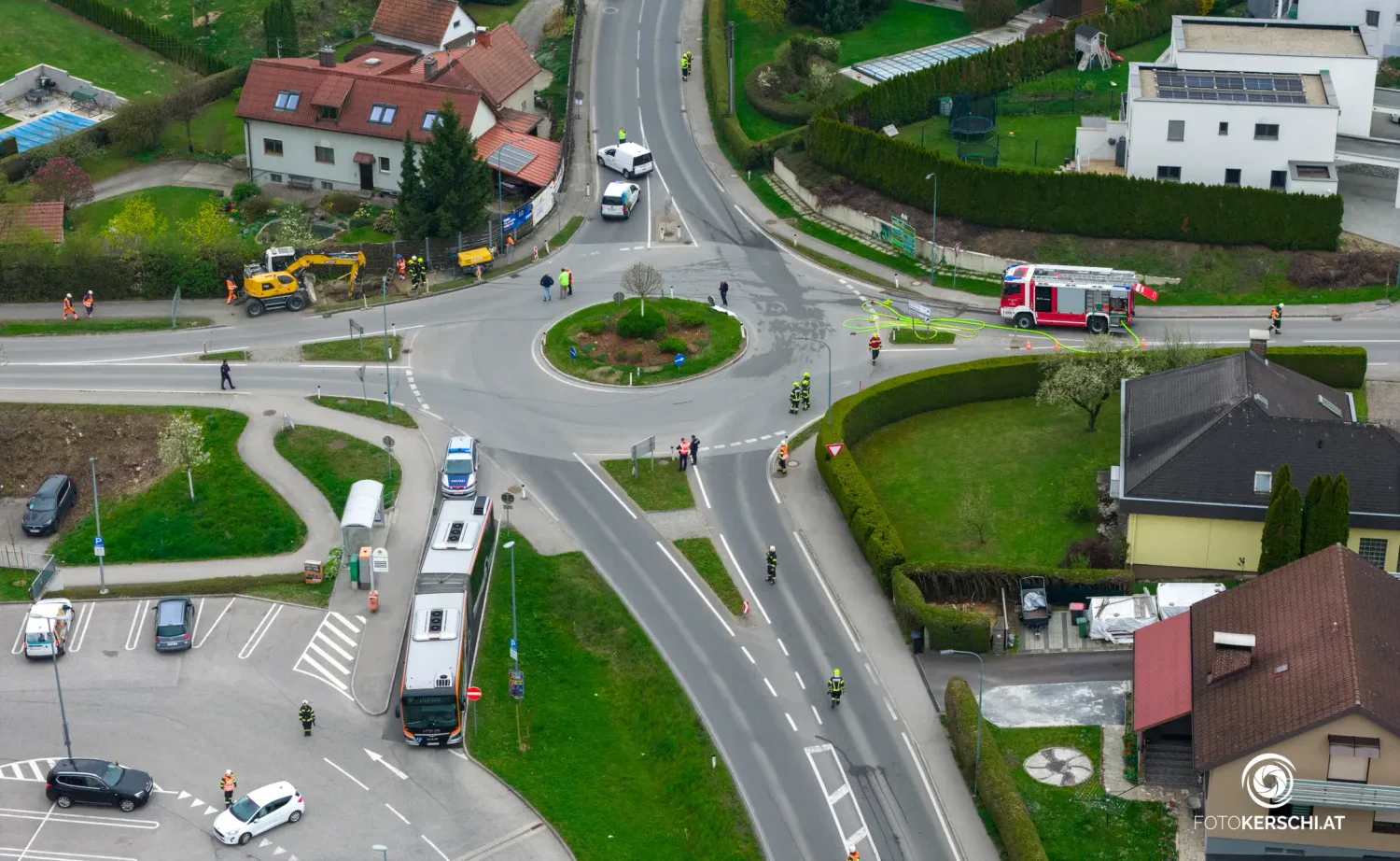 Heute.at - Gas-Alarm! Wichtiger Kreuzverkehr komplett lahmgelegt
