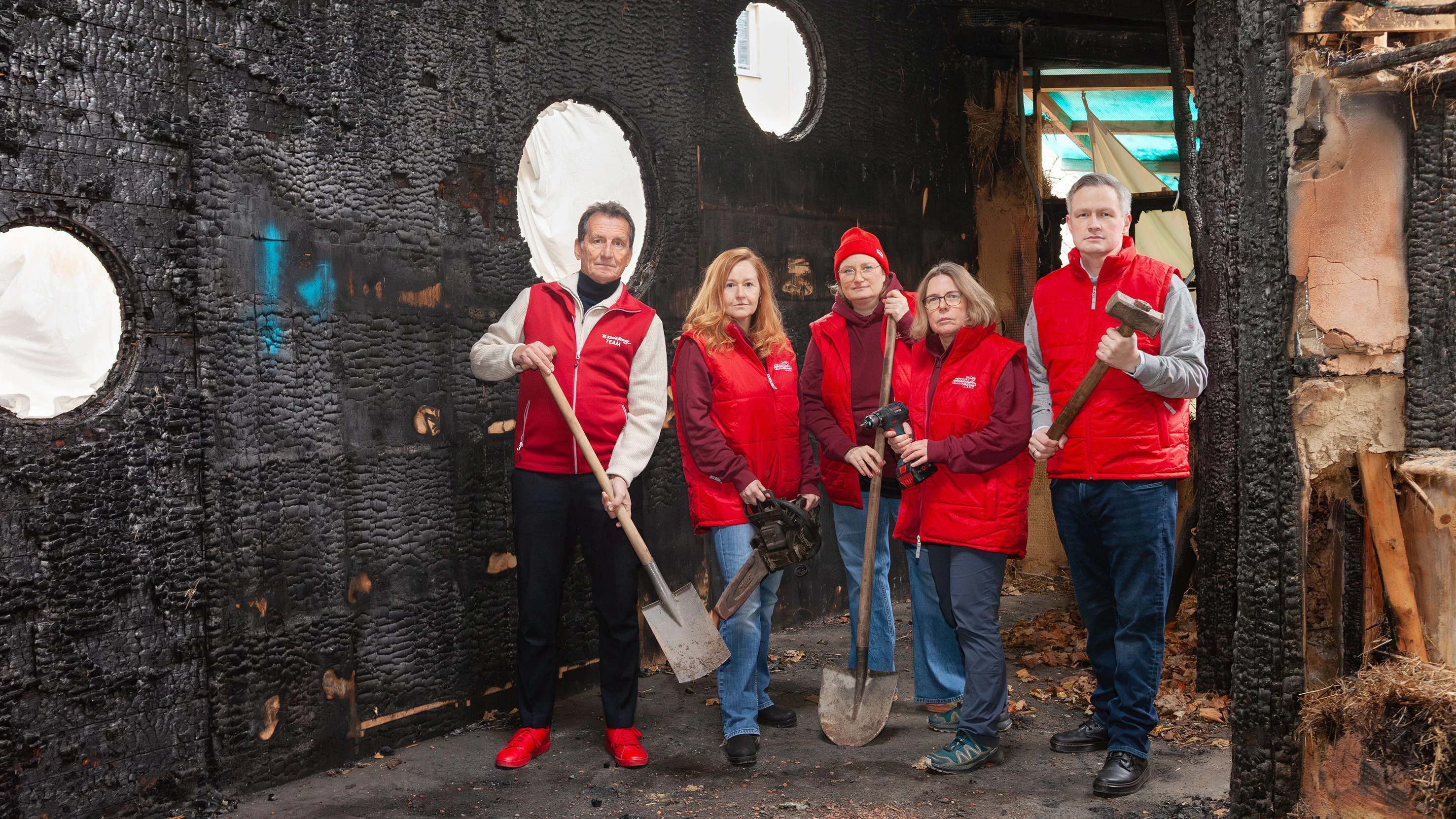 Christain Oxonitsch und das Kinderfreunde-Team bitten um Spenden. 