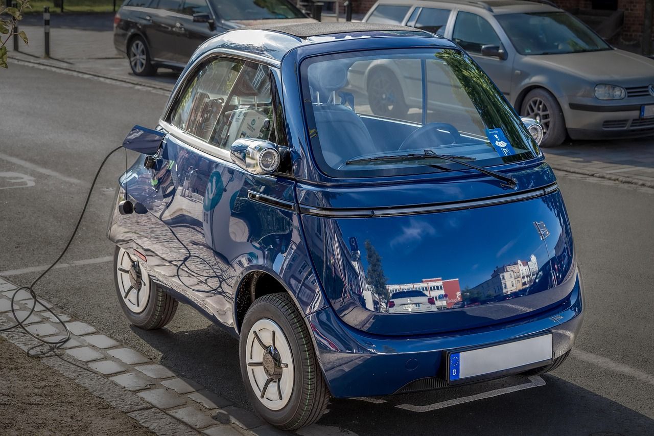 Modernes Elektroauto