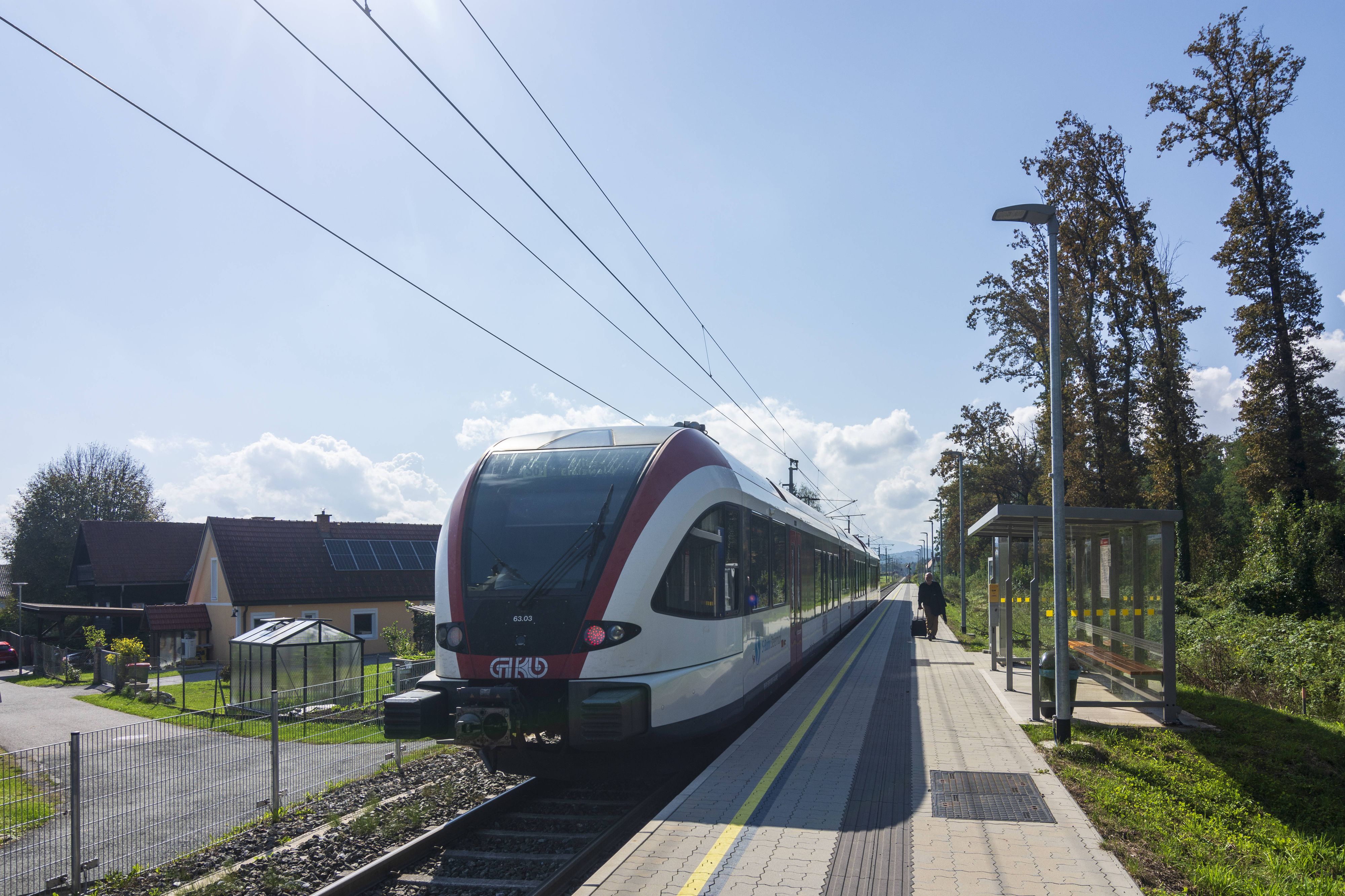 Der Mann war in Hengsberg mit dem GKB-Zug unterwegs – Ticket hatte er keines.