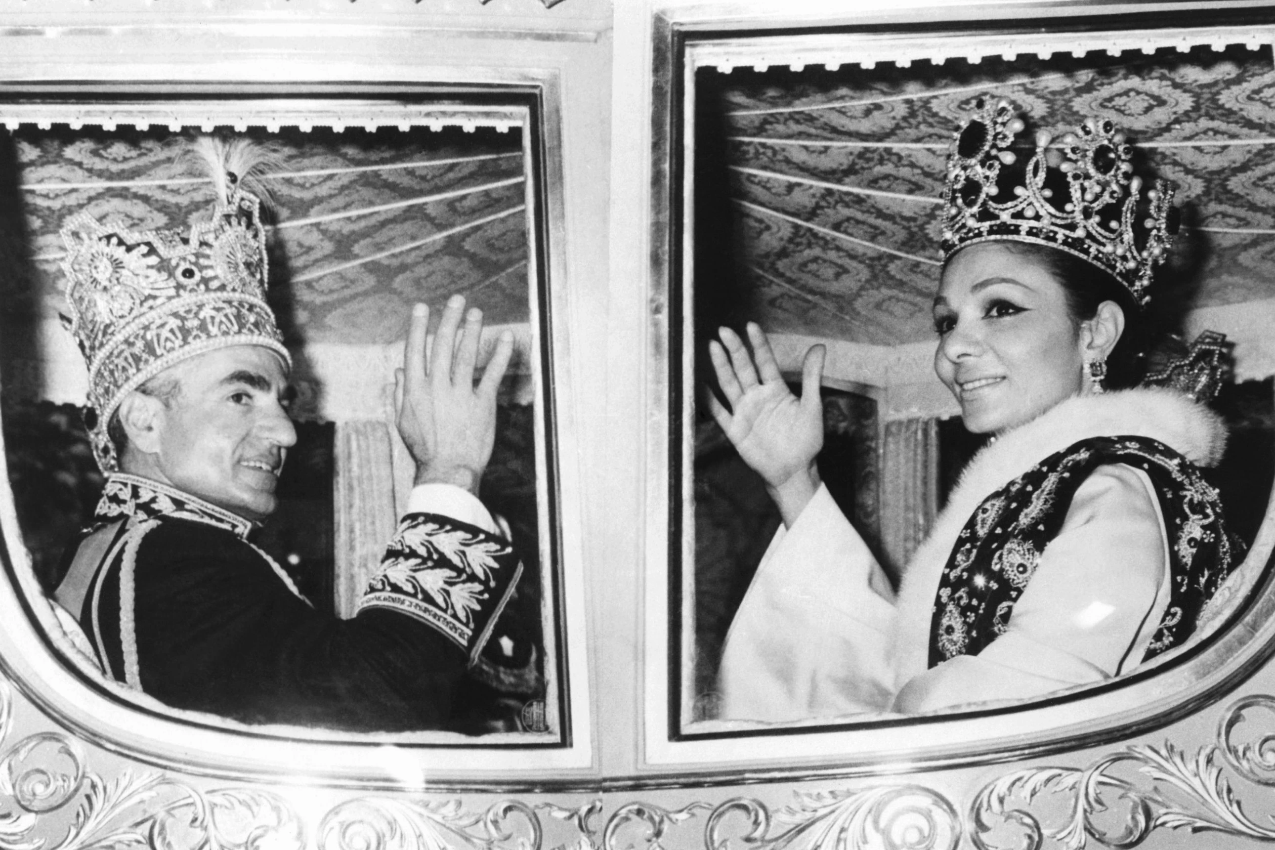 Hochzeit 1967: Schah Reza Pahlewi mit Farah Diba, einer seiner beiden Ehefrauen