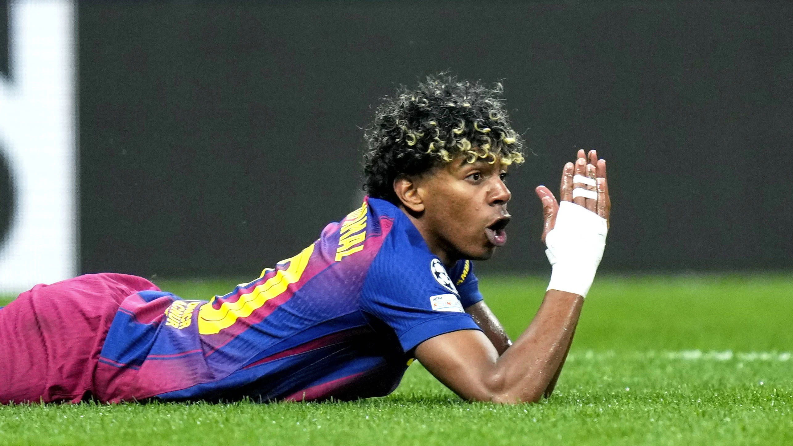 Barcelonas Shootingstar Lamine Yamal. 