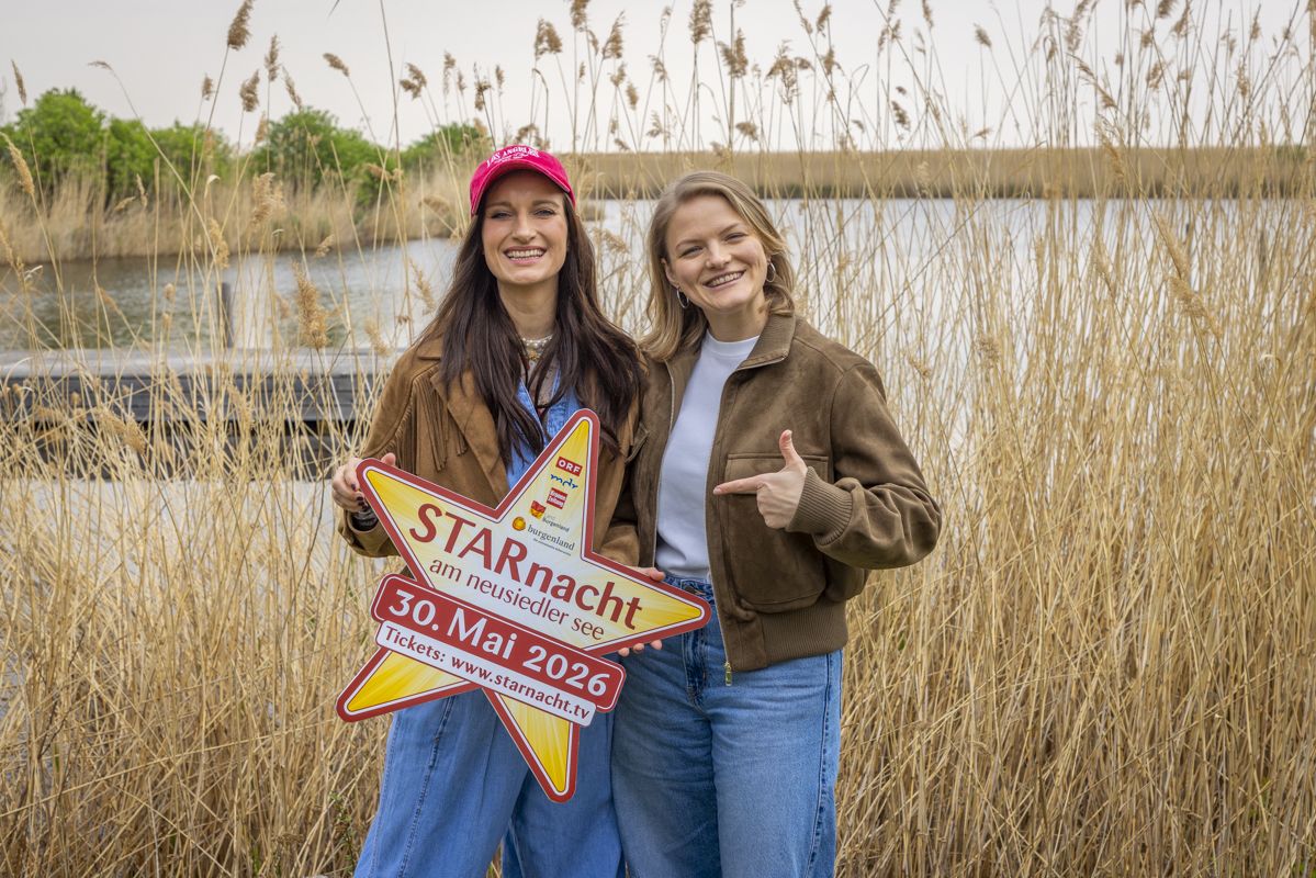 Die Mayerin und Caro Fux beim STARnacht Kick Off im Seehotel Rust.