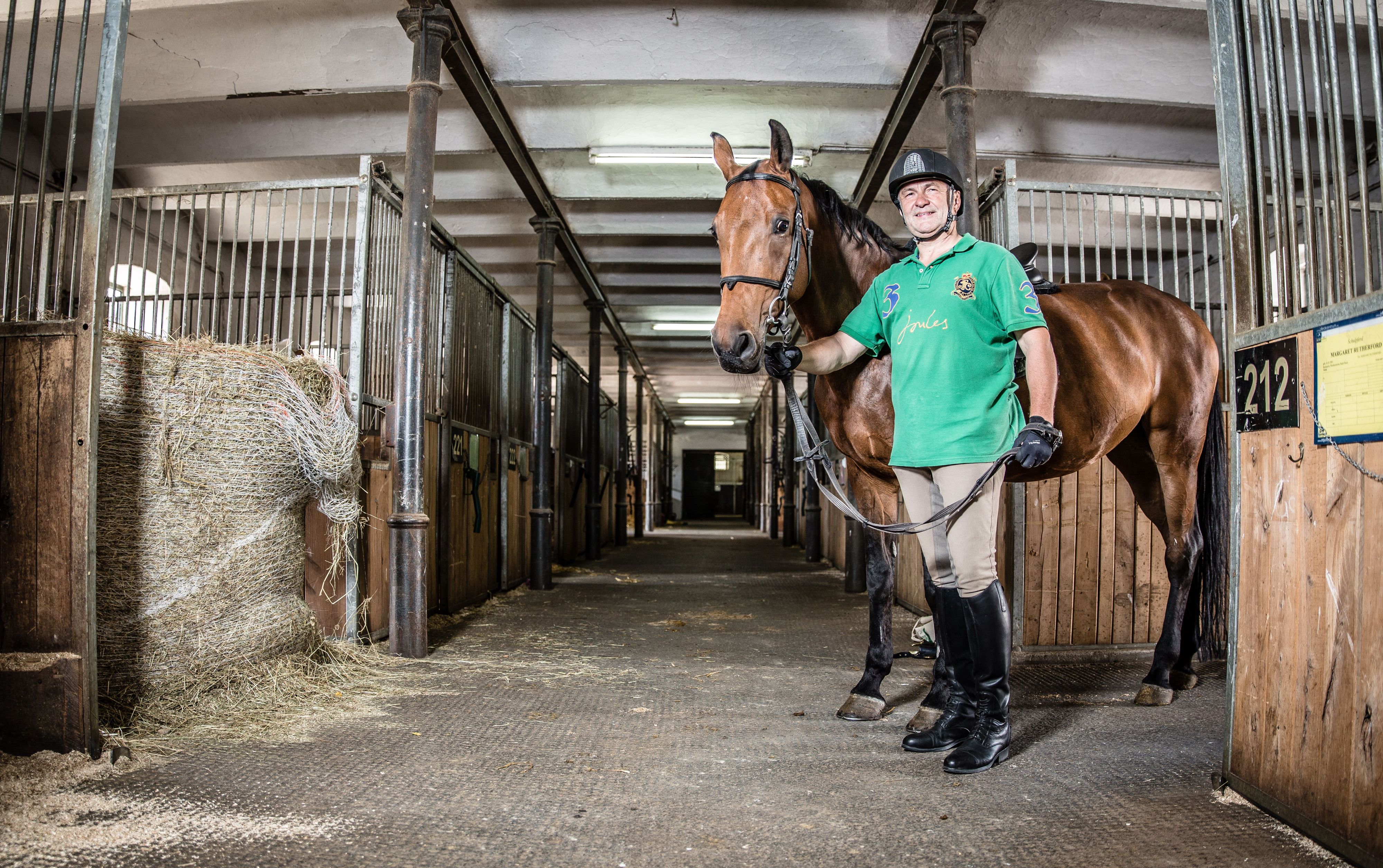 Karl Platzer , Chef des Pferdezentrums Stadl - Paura in Oberoesterreich.