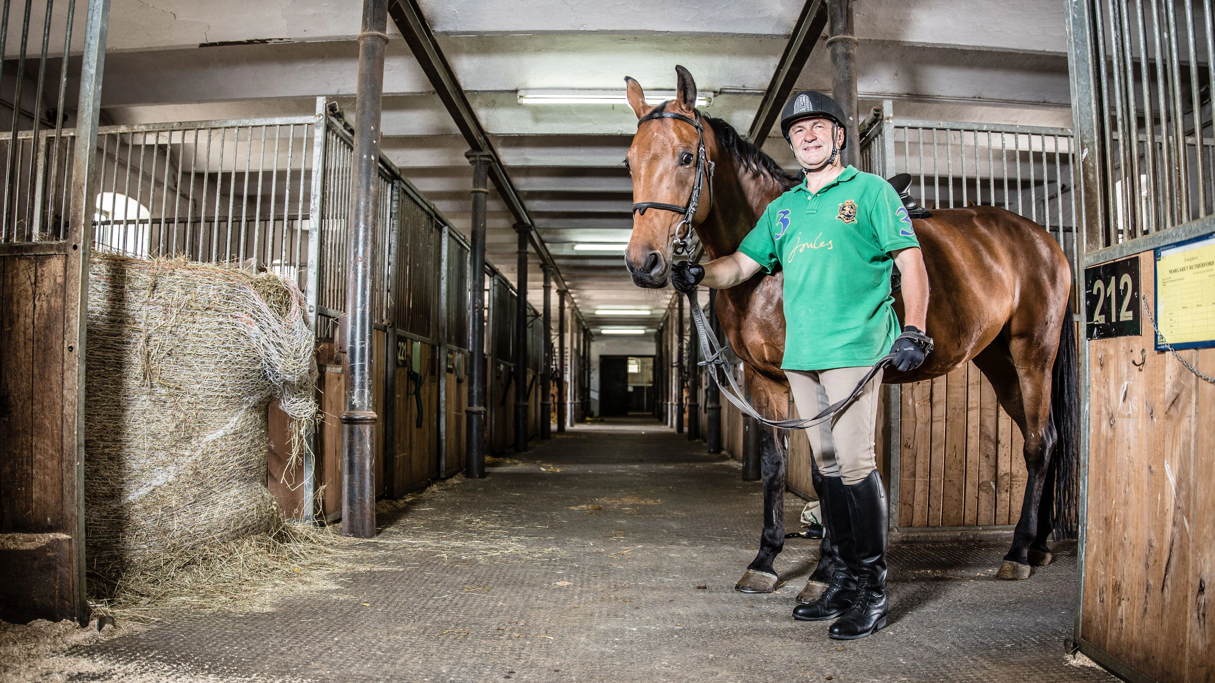 Karl Platzer , Chef des Pferdezentrums Stadl - Paura in Oberoesterreich.