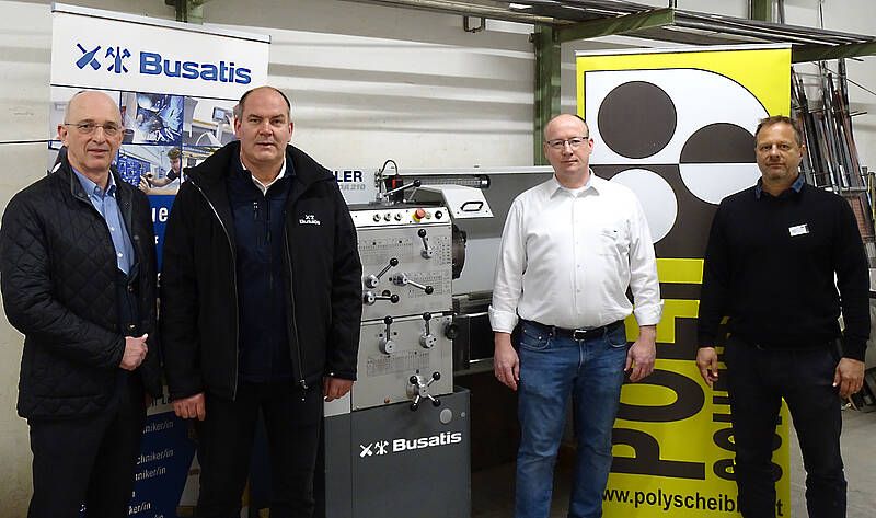 Geschäftsführer Christoph Jordan (l.) und Lehrlingsausbildner Leonhard Grubner (r.)